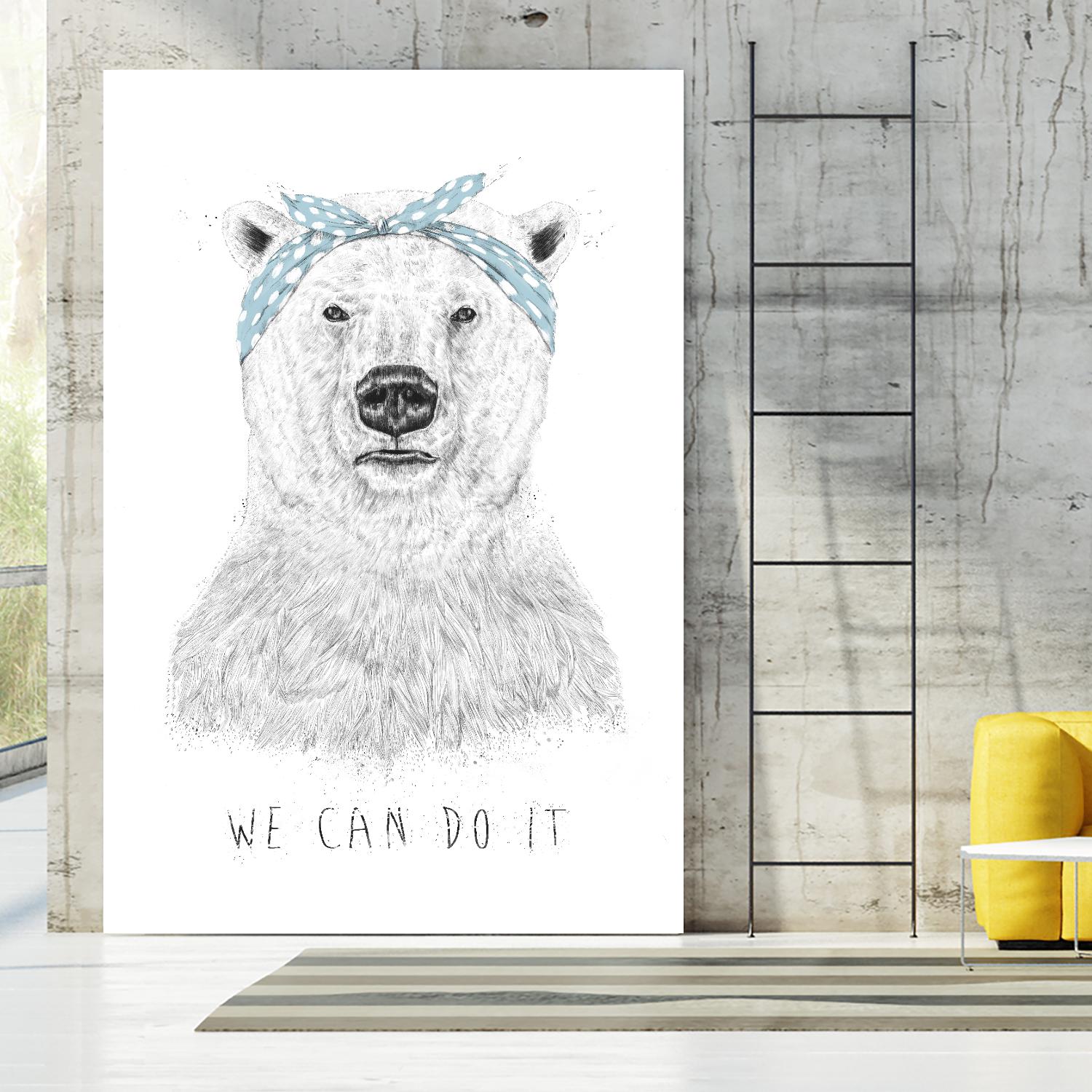 We Can Do It by Balazs Solti on GIANT ART - multicolor urban/pop surrealism