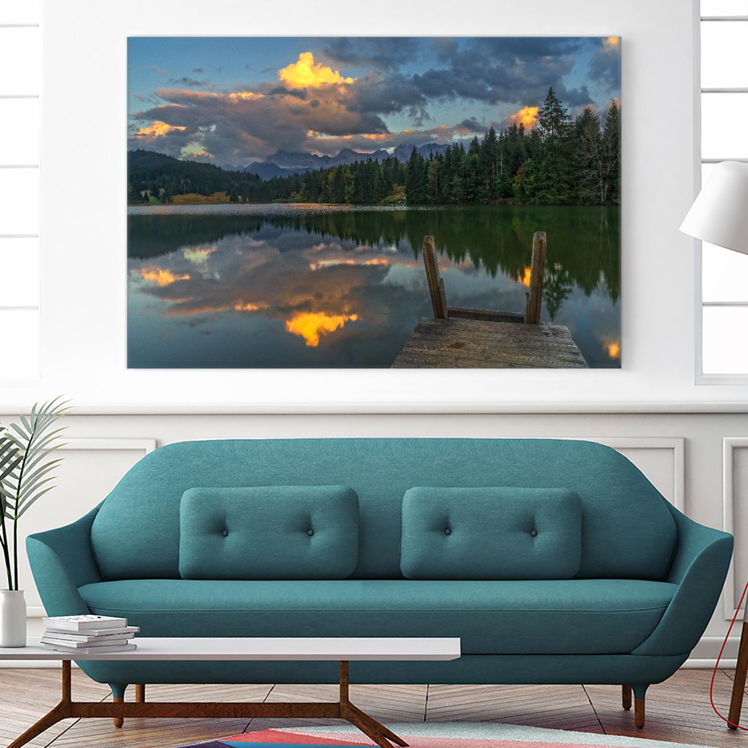 Late Swim by Anne Schneidersmann on GIANT ART - multicolor photography; landscapes