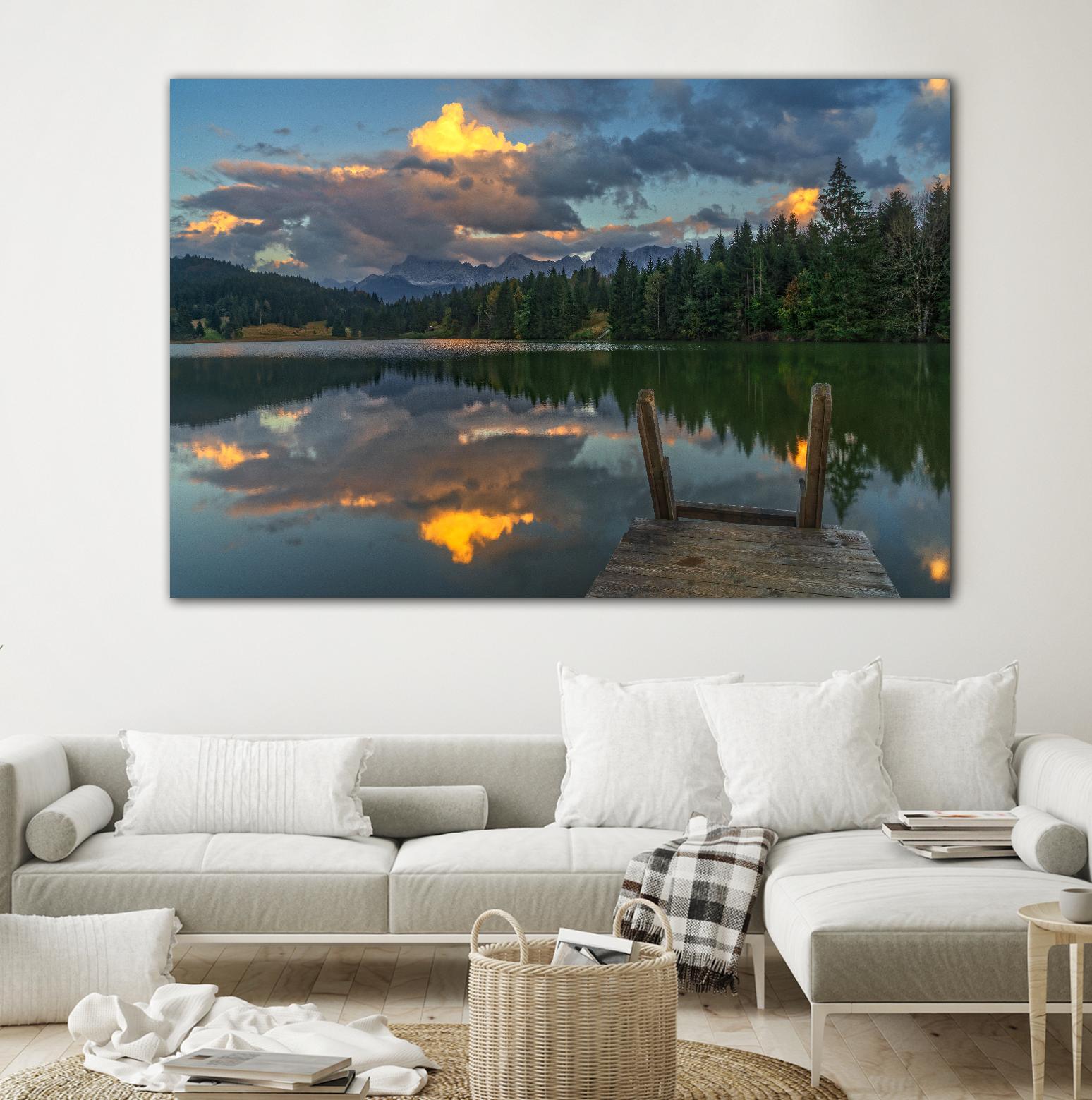 Late Swim by Anne Schneidersmann on GIANT ART - multicolor photography; landscapes