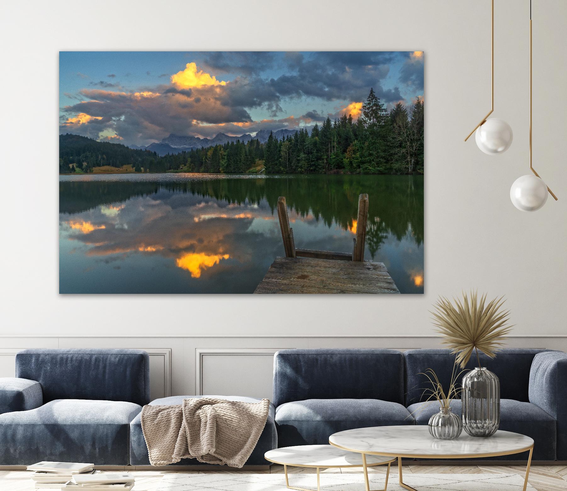 Late Swim by Anne Schneidersmann on GIANT ART - multicolor photography; landscapes