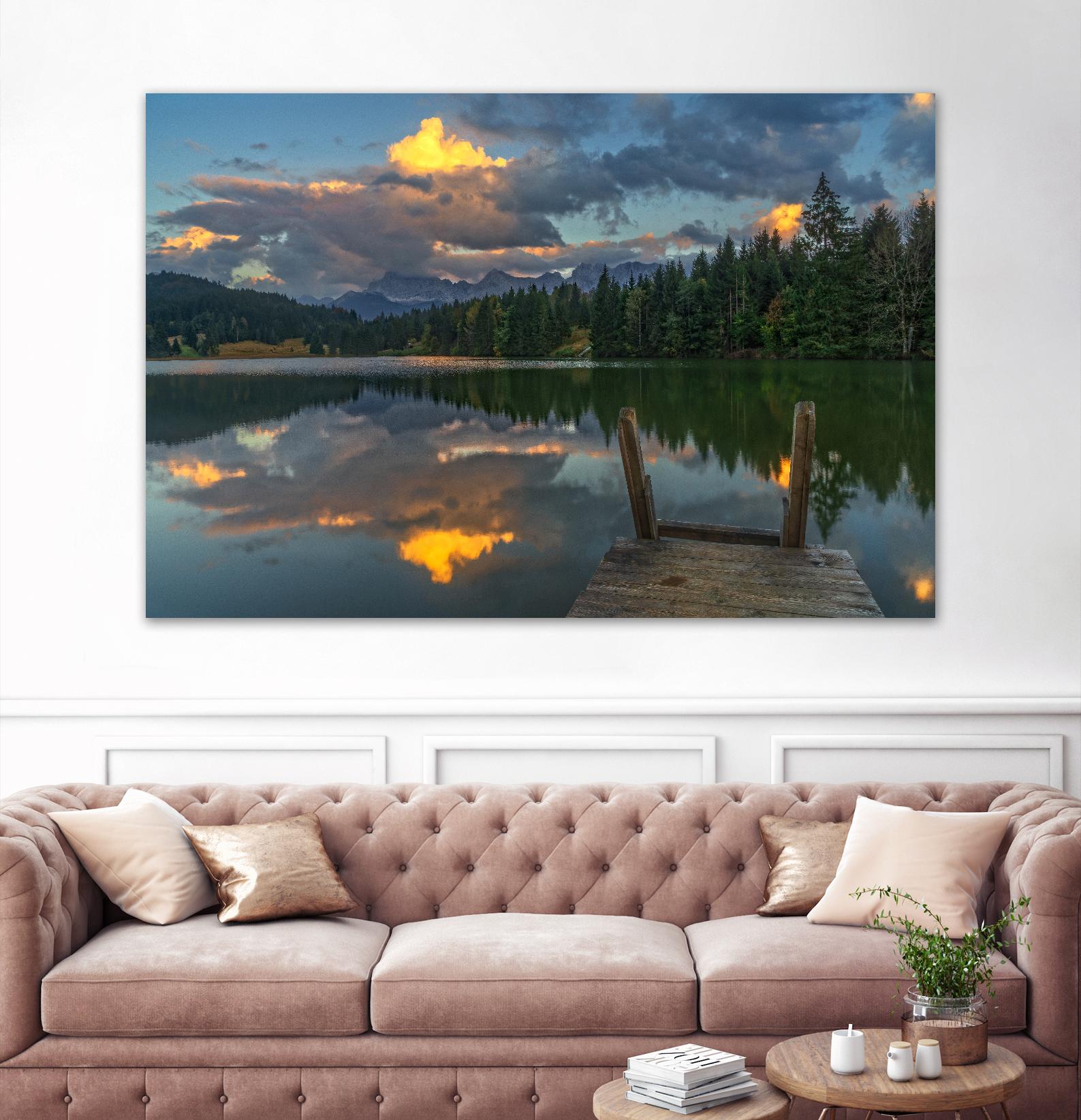 Late Swim by Anne Schneidersmann on GIANT ART - multicolor photography; landscapes