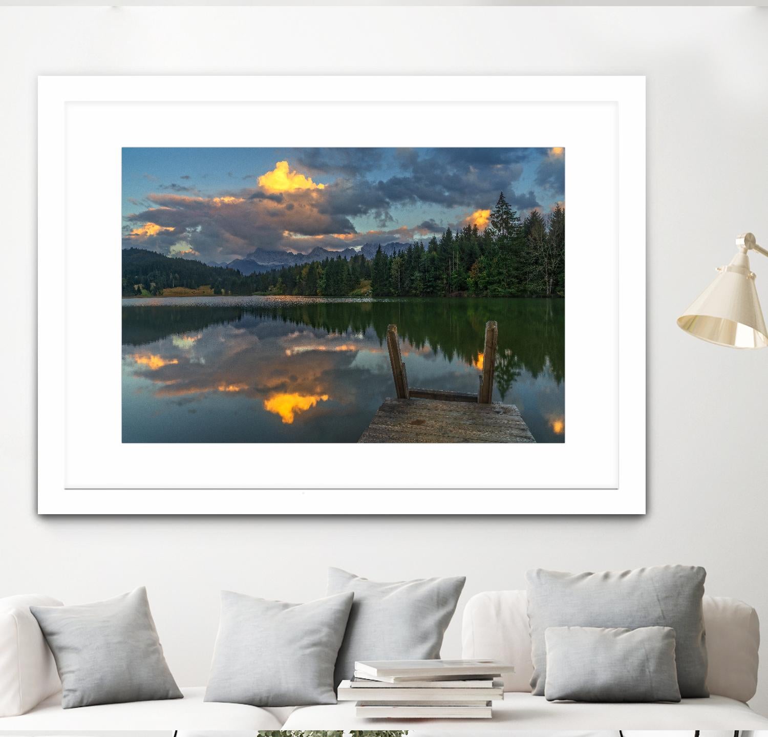 Late Swim by Anne Schneidersmann on GIANT ART - multicolor photography; landscapes