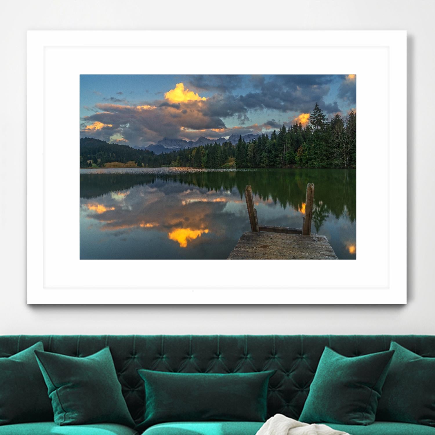 Late Swim by Anne Schneidersmann on GIANT ART - multicolor photography; landscapes