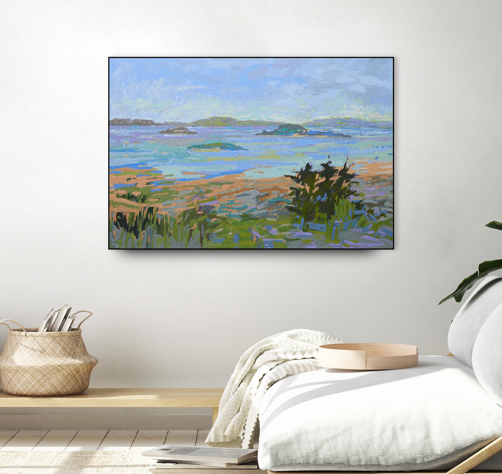 Islands Off the Mainland by Jane Schmidt on GIANT ART - multicolor landscapes; coastal
