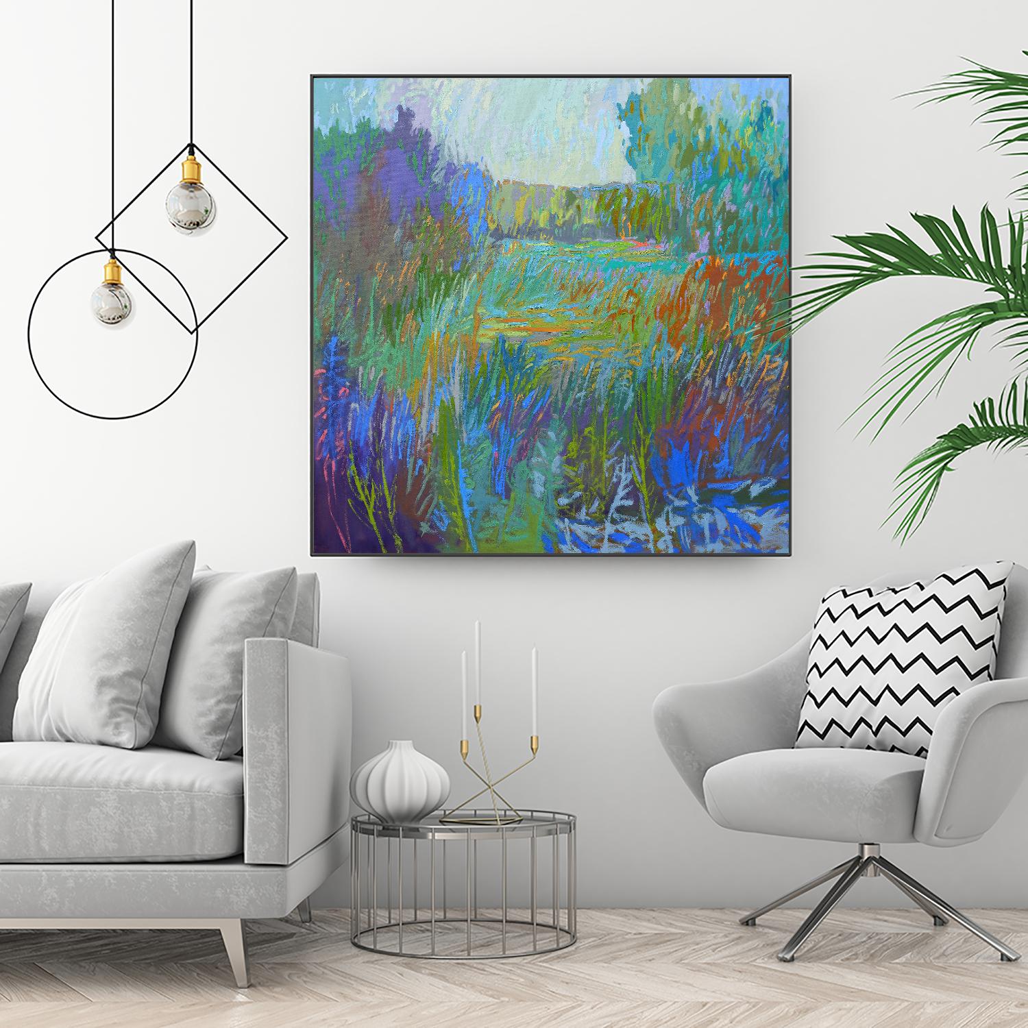 Color Field No. 67 by Jane Schmidt on GIANT ART - multicolor landscapes; contemporary