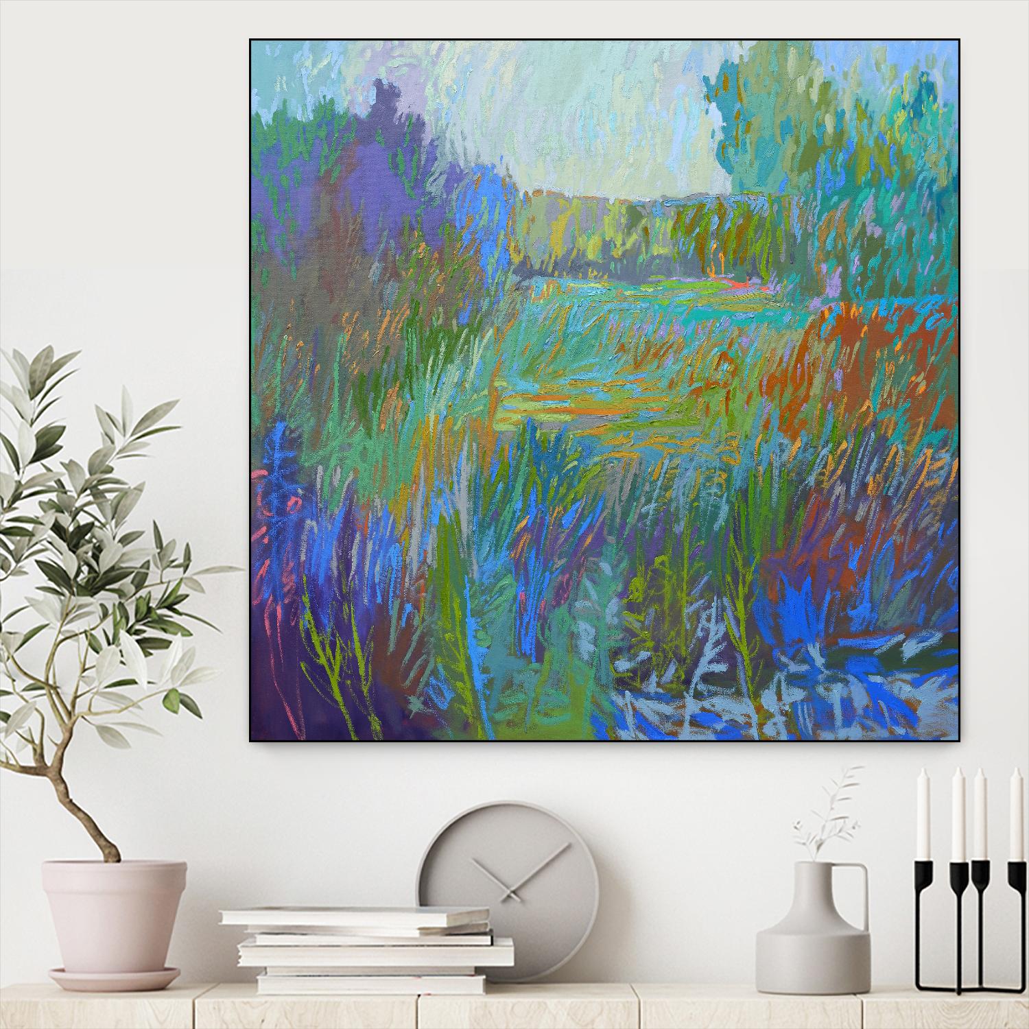 Color Field No. 67 by Jane Schmidt on GIANT ART - multicolor landscapes; contemporary