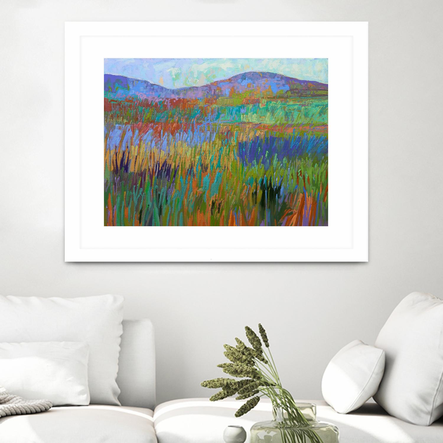 Color Field No. 68 by Jane Schmidt on GIANT ART - multicolor landscapes; contemporary