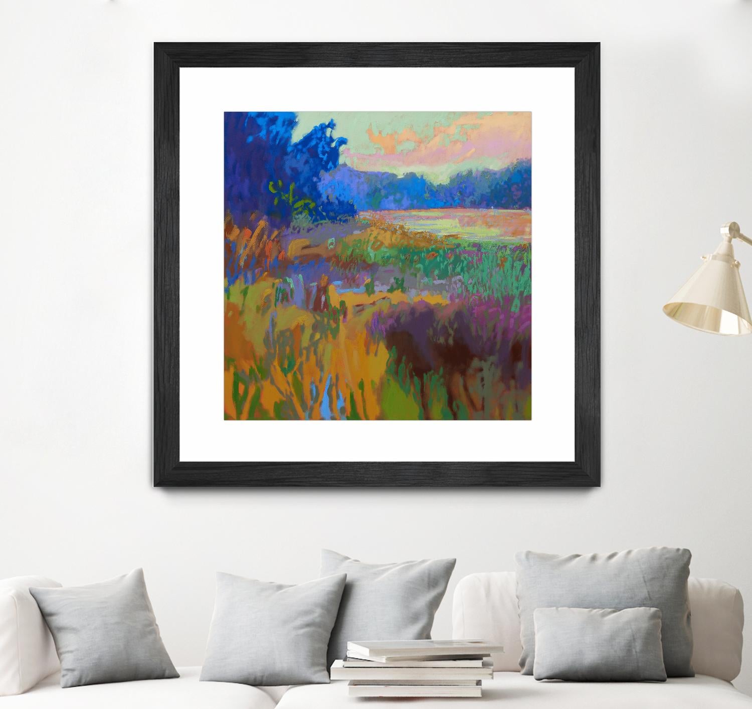 Pastoral XV by Jane Schmidt on GIANT ART - multicolor landscapes; contemporary