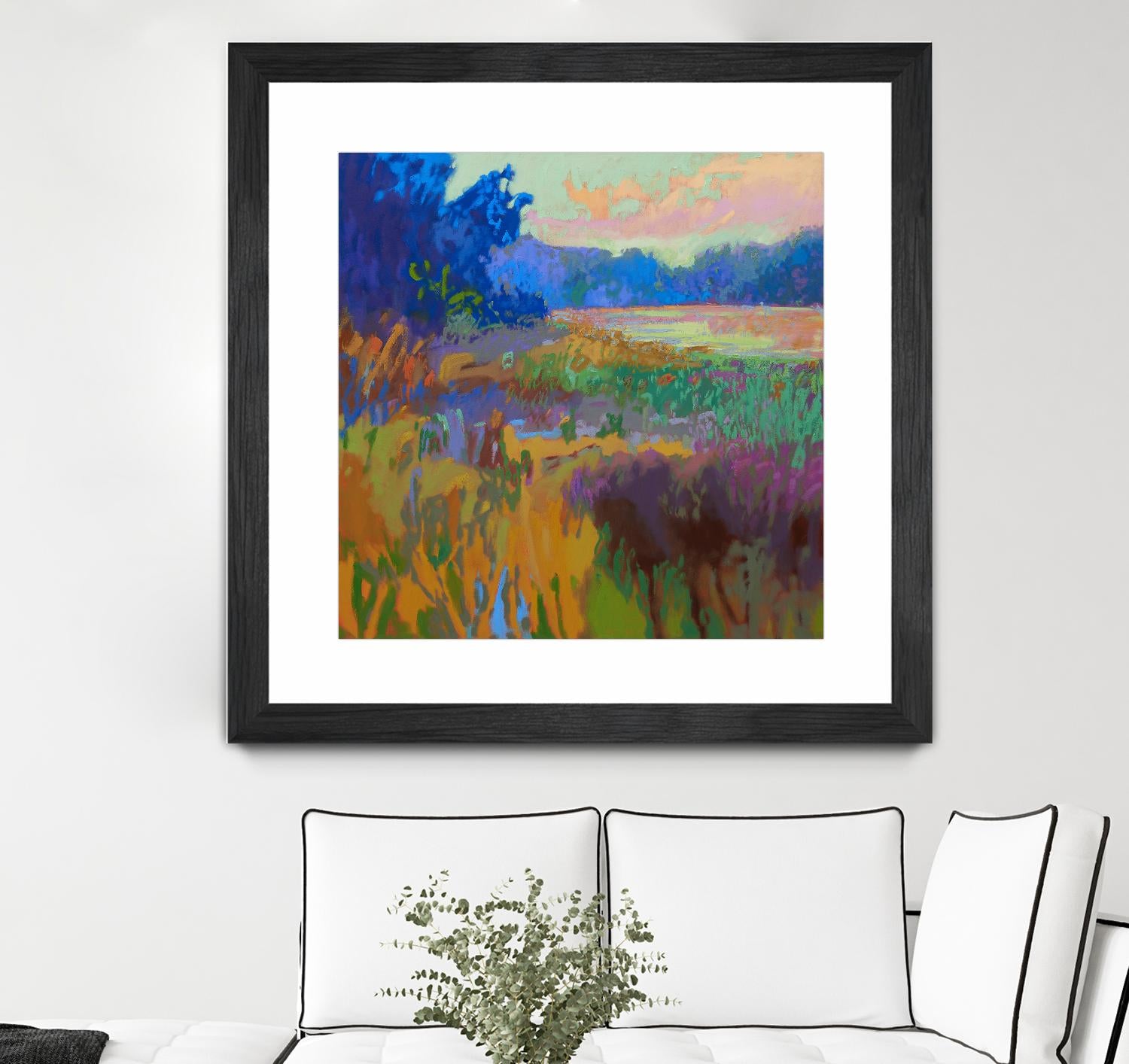 Pastoral XV by Jane Schmidt on GIANT ART - multicolor landscapes; contemporary