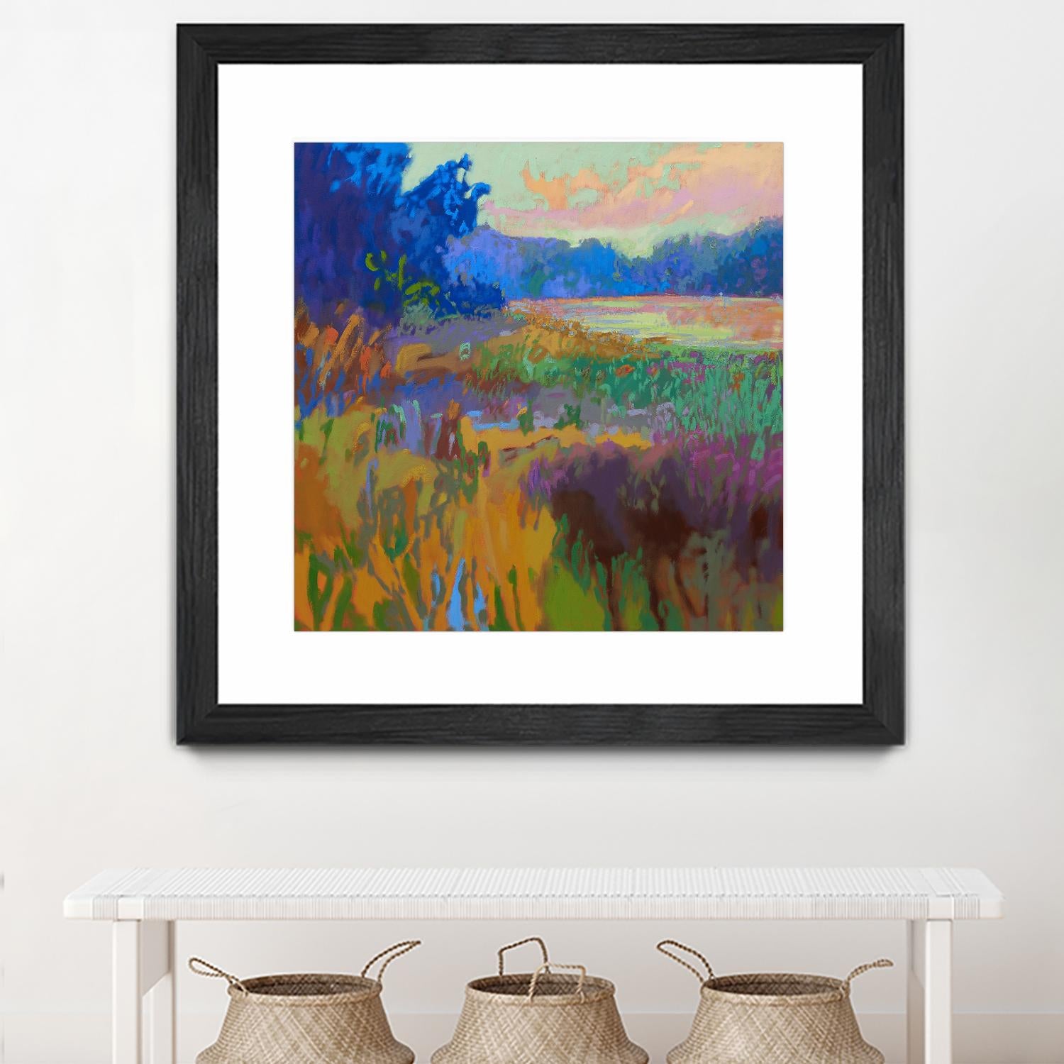 Pastoral XV by Jane Schmidt on GIANT ART - multicolor landscapes; contemporary