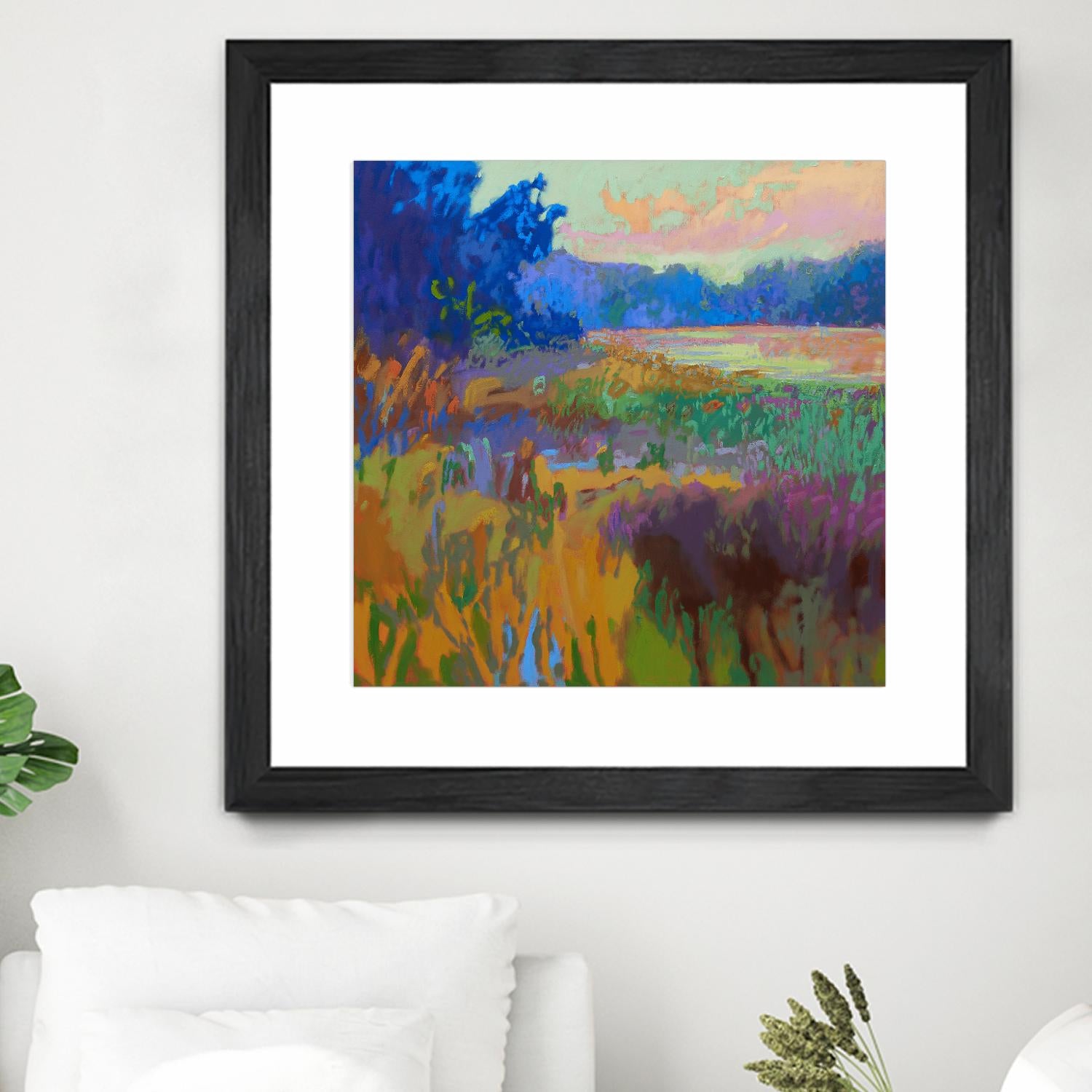 Pastoral XV by Jane Schmidt on GIANT ART - multicolor landscapes; contemporary