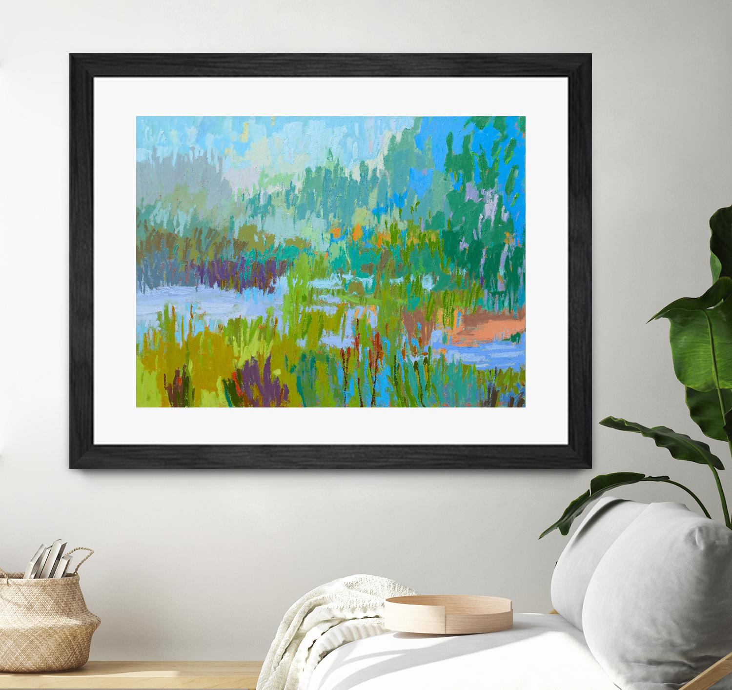 Southern Charm II by Jane Schmidt on GIANT ART - multicolor landscapes; contemporary