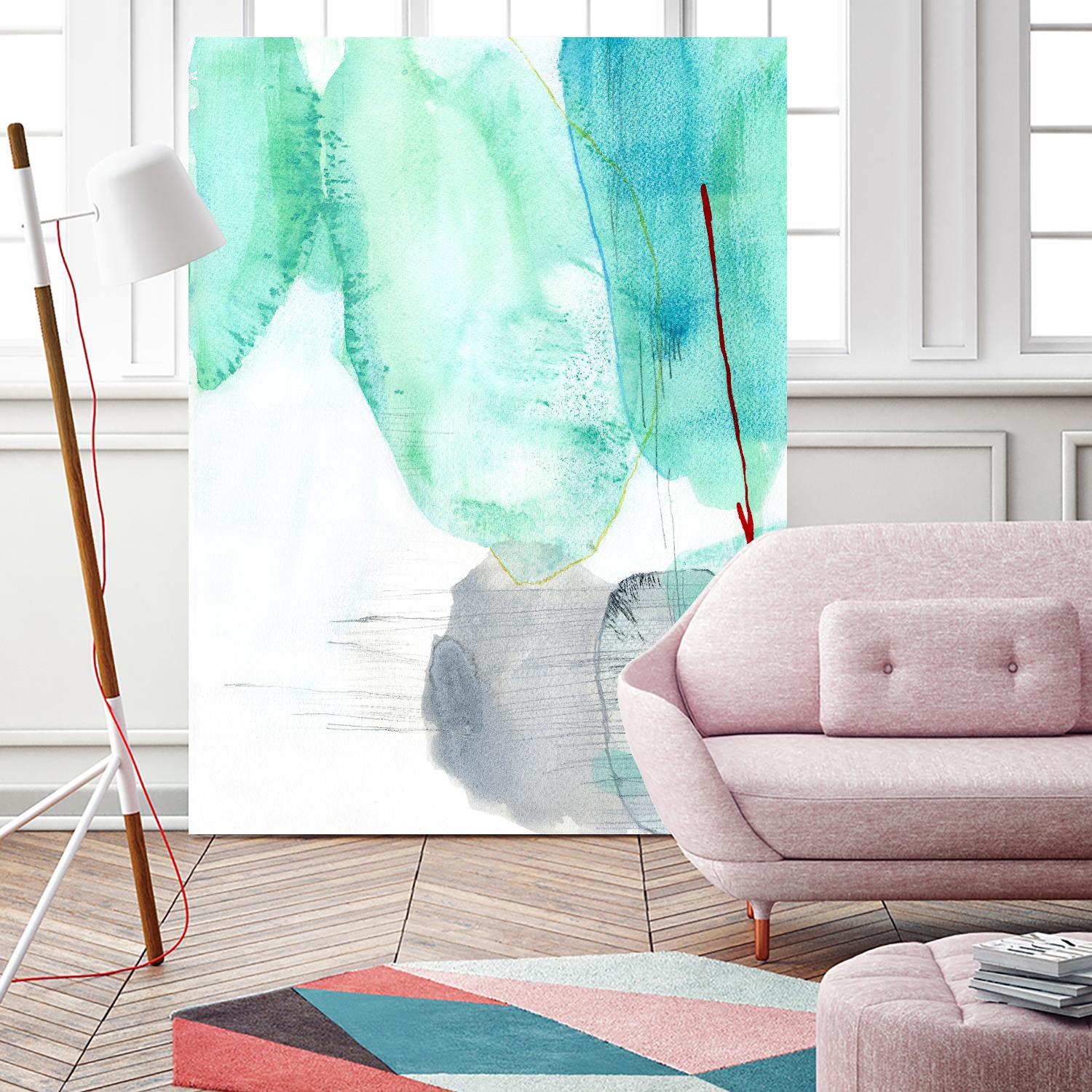 Beach Study 2 by Elisa Sheehan on GIANT ART - multicolor abstracts; contemporary