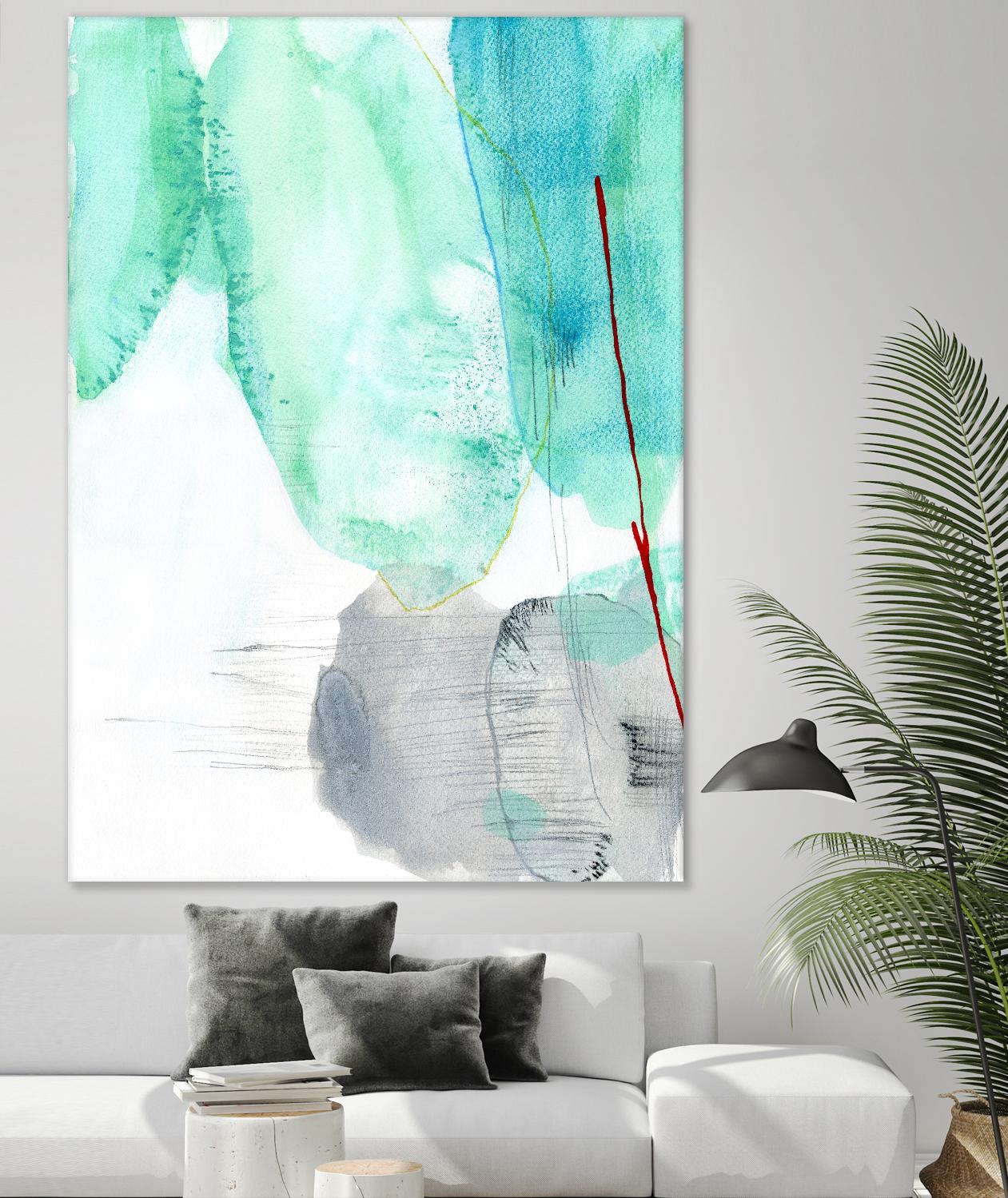 Beach Study 2 by Elisa Sheehan on GIANT ART - multicolor abstracts; contemporary
