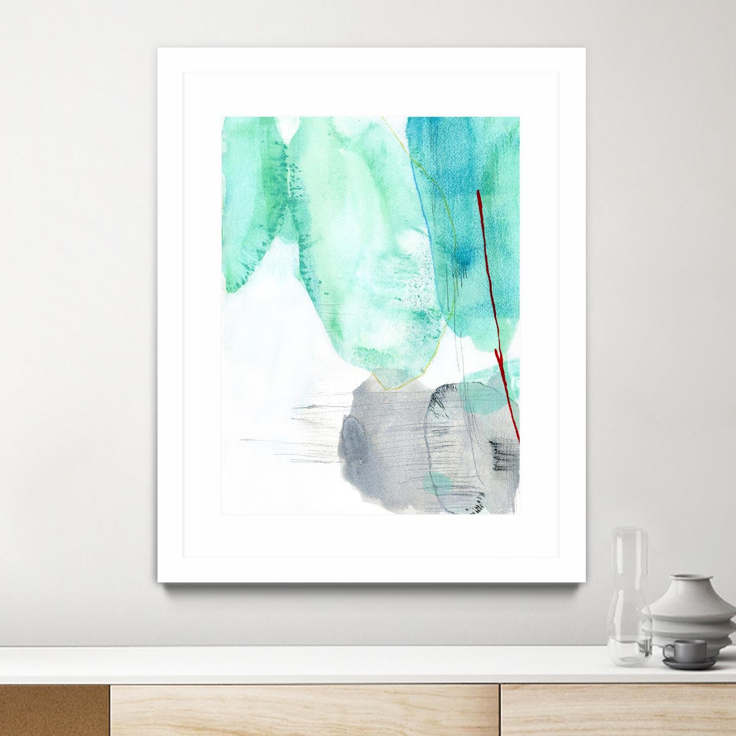 Beach Study 2 by Elisa Sheehan on GIANT ART - multicolor abstracts; contemporary