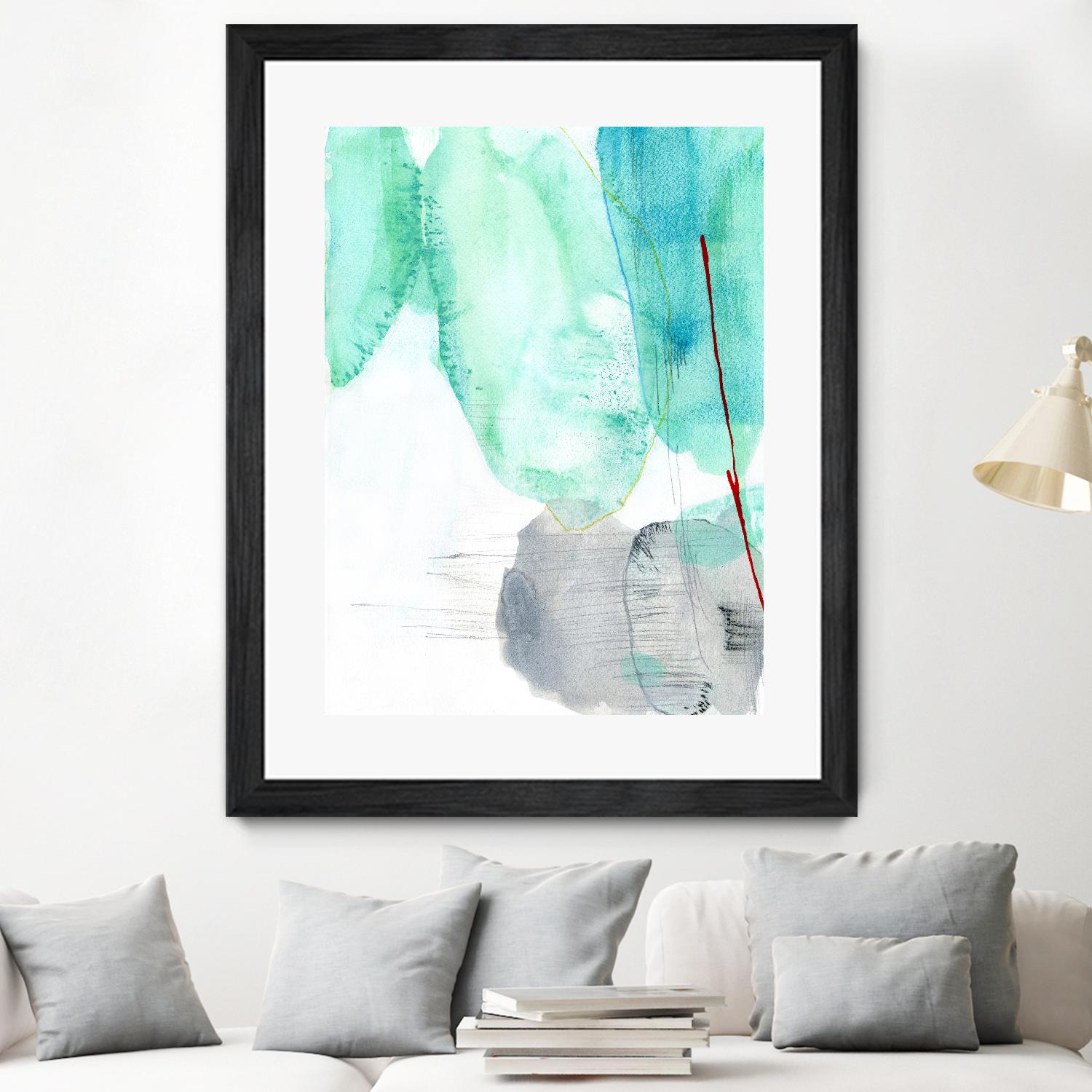 Beach Study 2 by Elisa Sheehan on GIANT ART - multicolor abstracts; contemporary