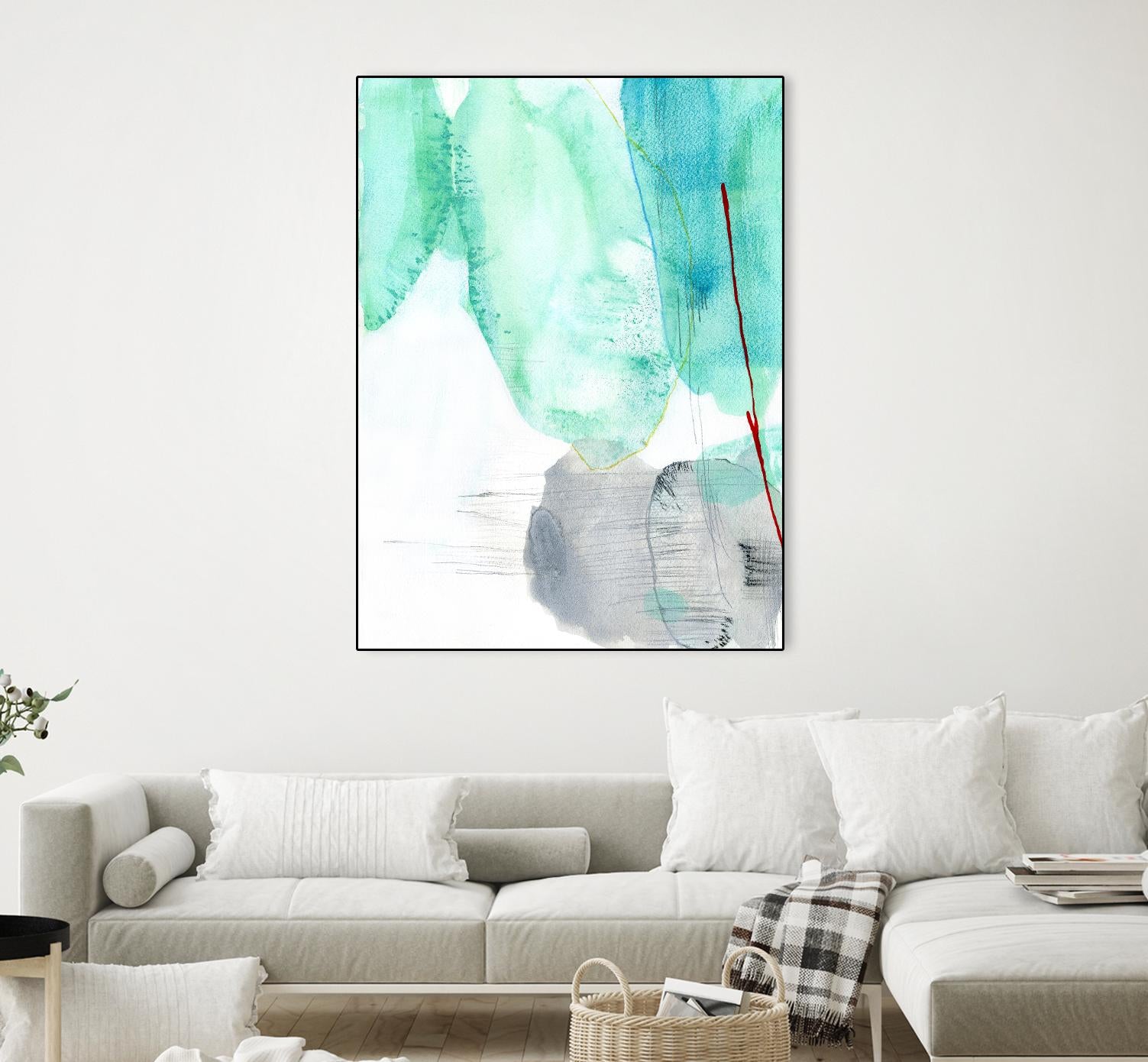 Beach Study 2 by Elisa Sheehan on GIANT ART - multicolor abstracts; contemporary