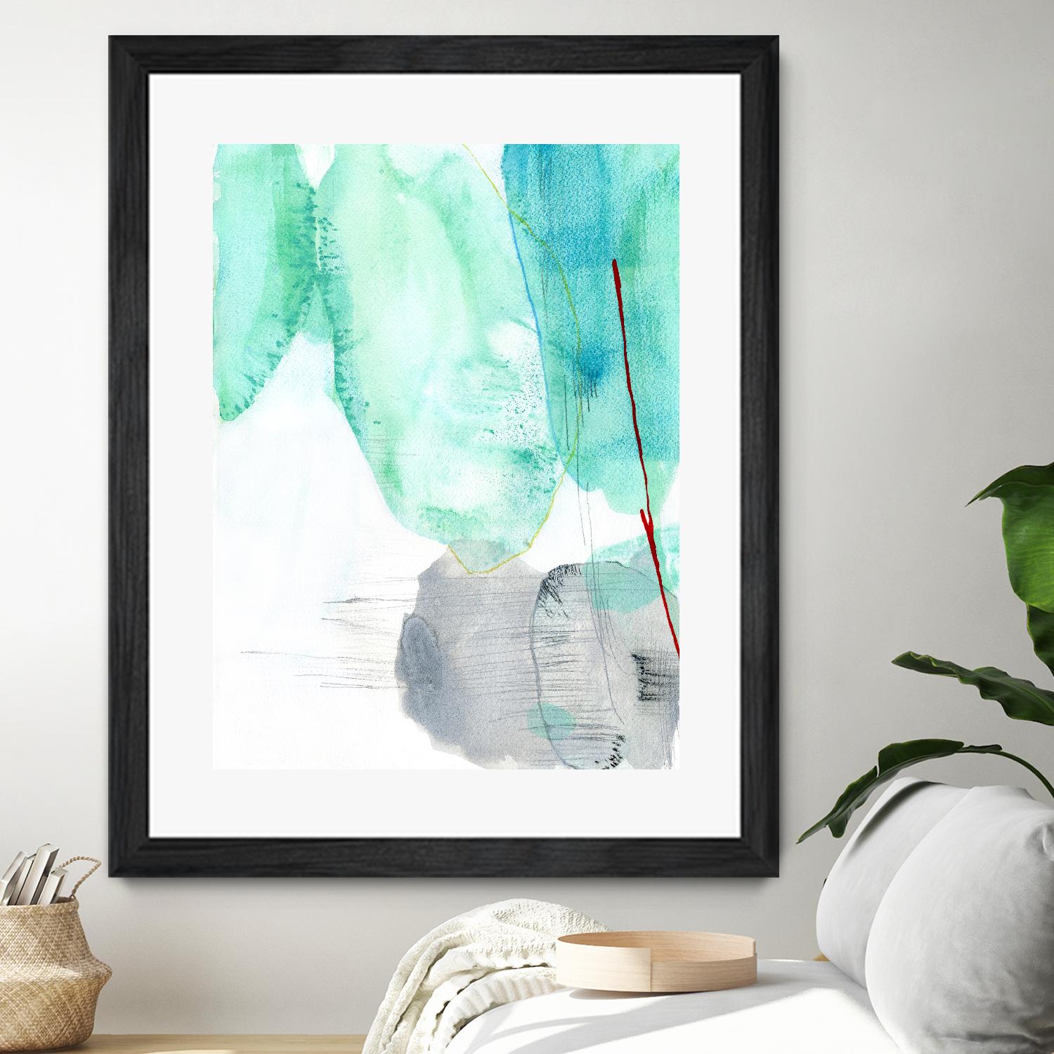 Beach Study 2 by Elisa Sheehan on GIANT ART - multicolor abstracts; contemporary