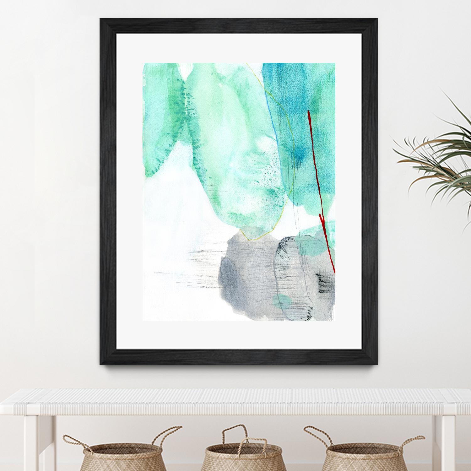 Beach Study 2 by Elisa Sheehan on GIANT ART - multicolor abstracts; contemporary