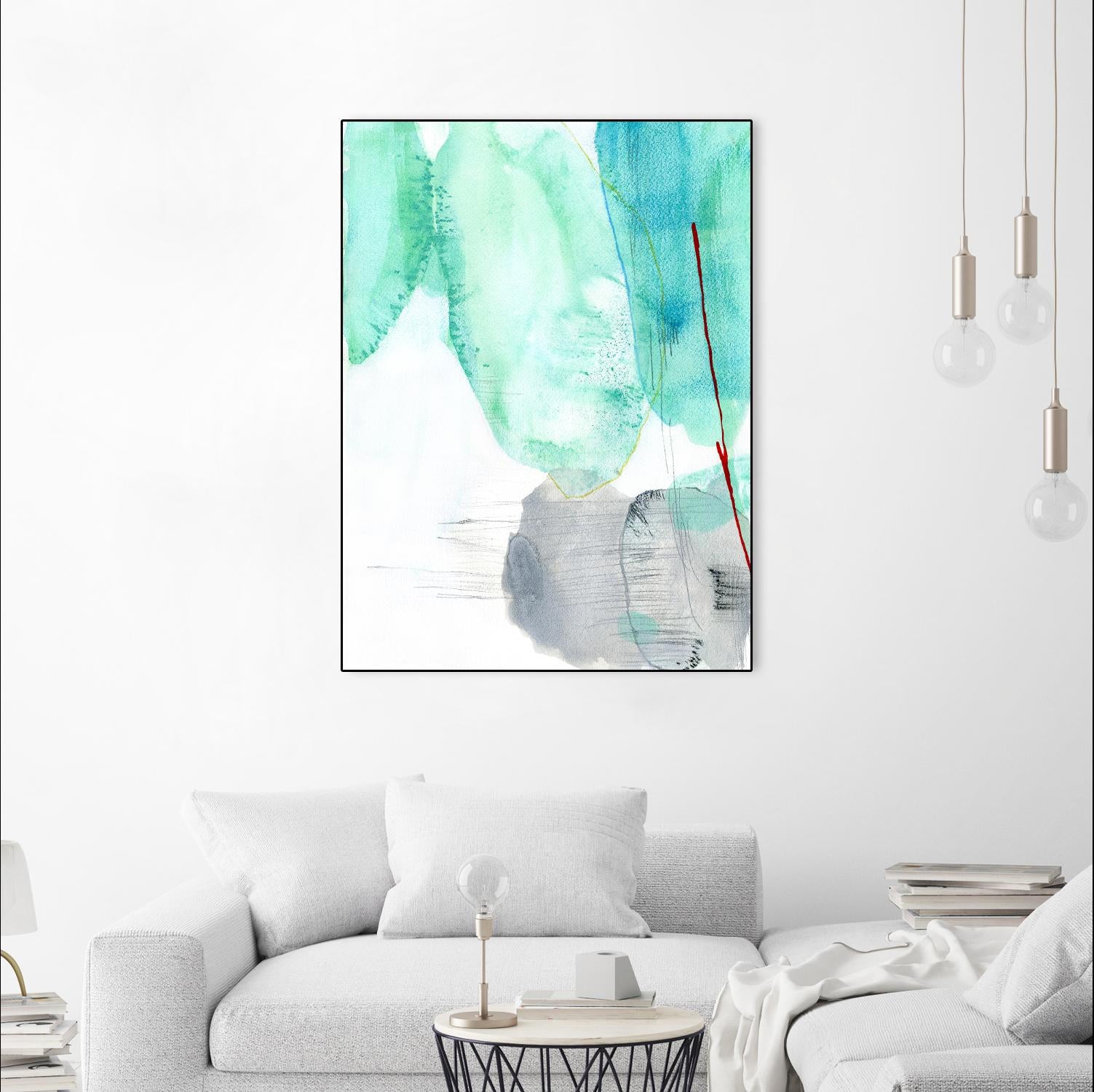 Beach Study 2 by Elisa Sheehan on GIANT ART - multicolor abstracts; contemporary