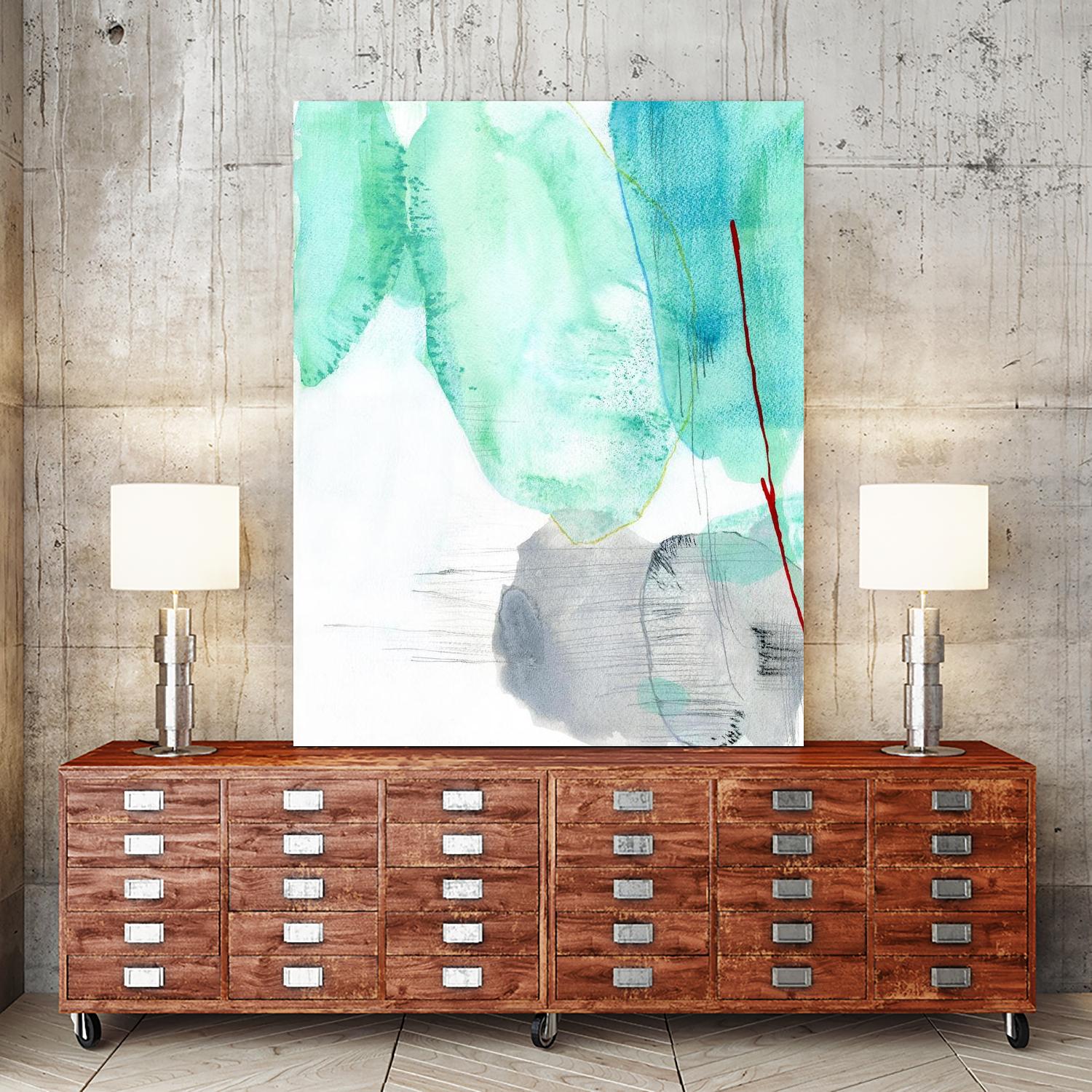 Beach Study 2 by Elisa Sheehan on GIANT ART - multicolor abstracts; contemporary