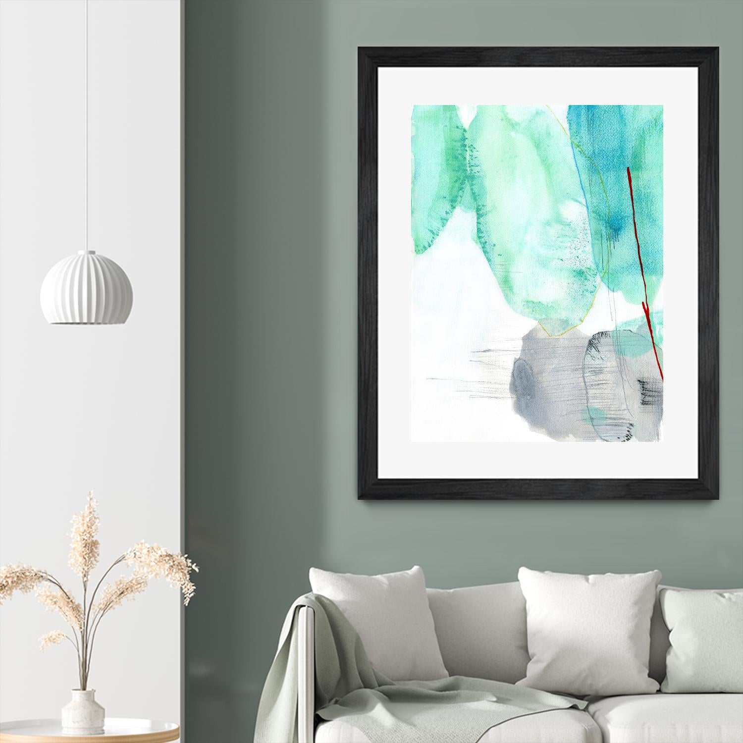 Beach Study 2 by Elisa Sheehan on GIANT ART - multicolor abstracts; contemporary