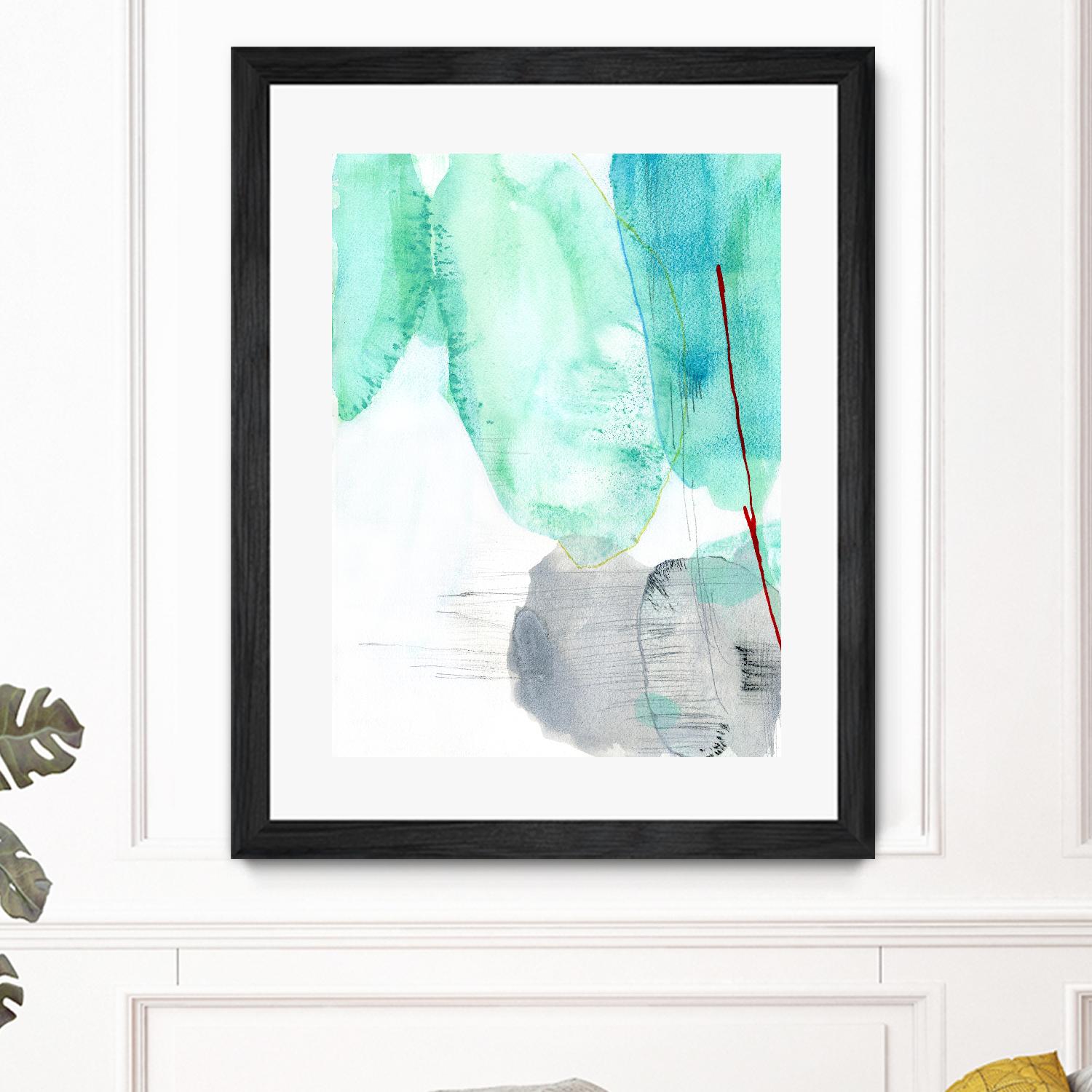 Beach Study 2 by Elisa Sheehan on GIANT ART - multicolor abstracts; contemporary