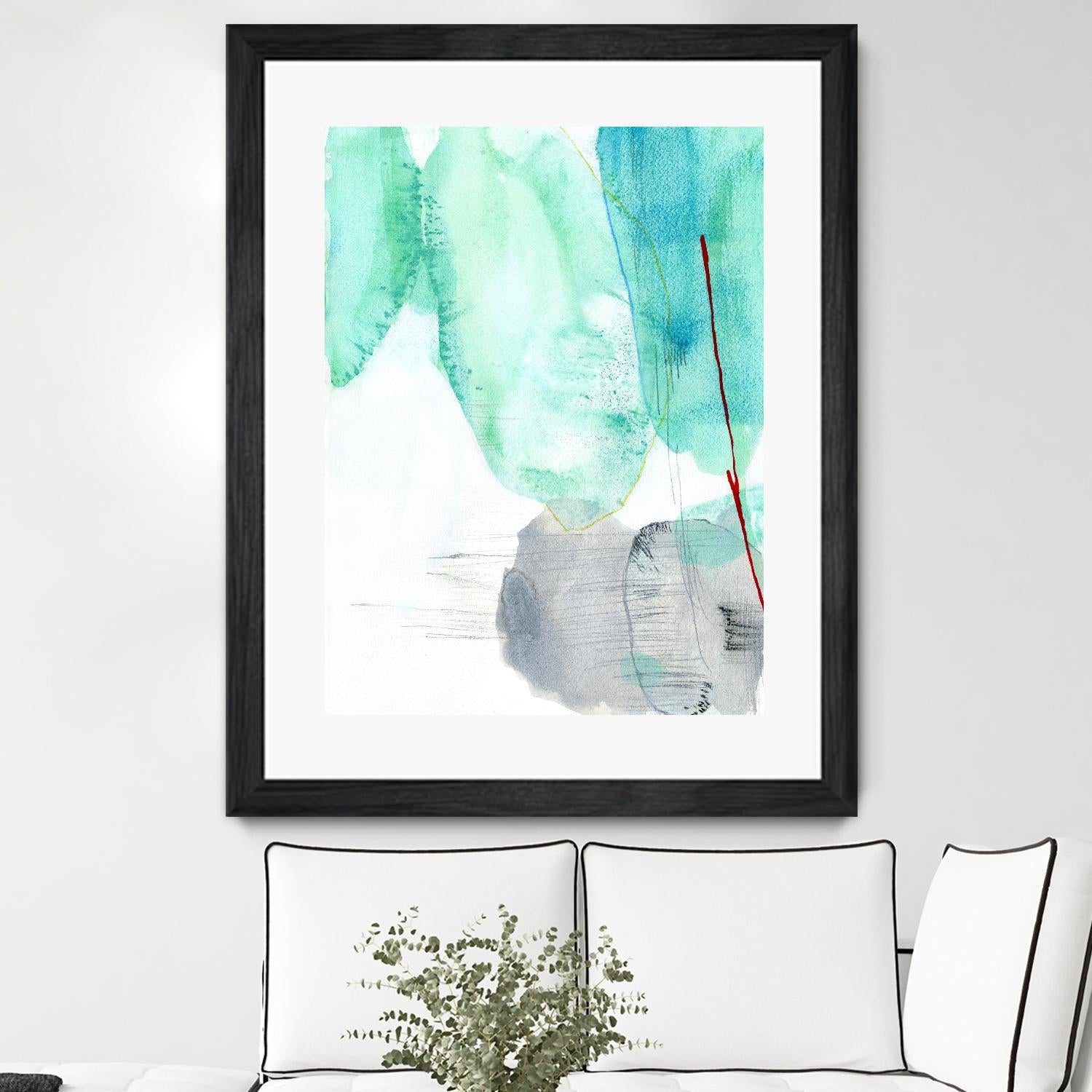 Beach Study 2 by Elisa Sheehan on GIANT ART - multicolor abstracts; contemporary