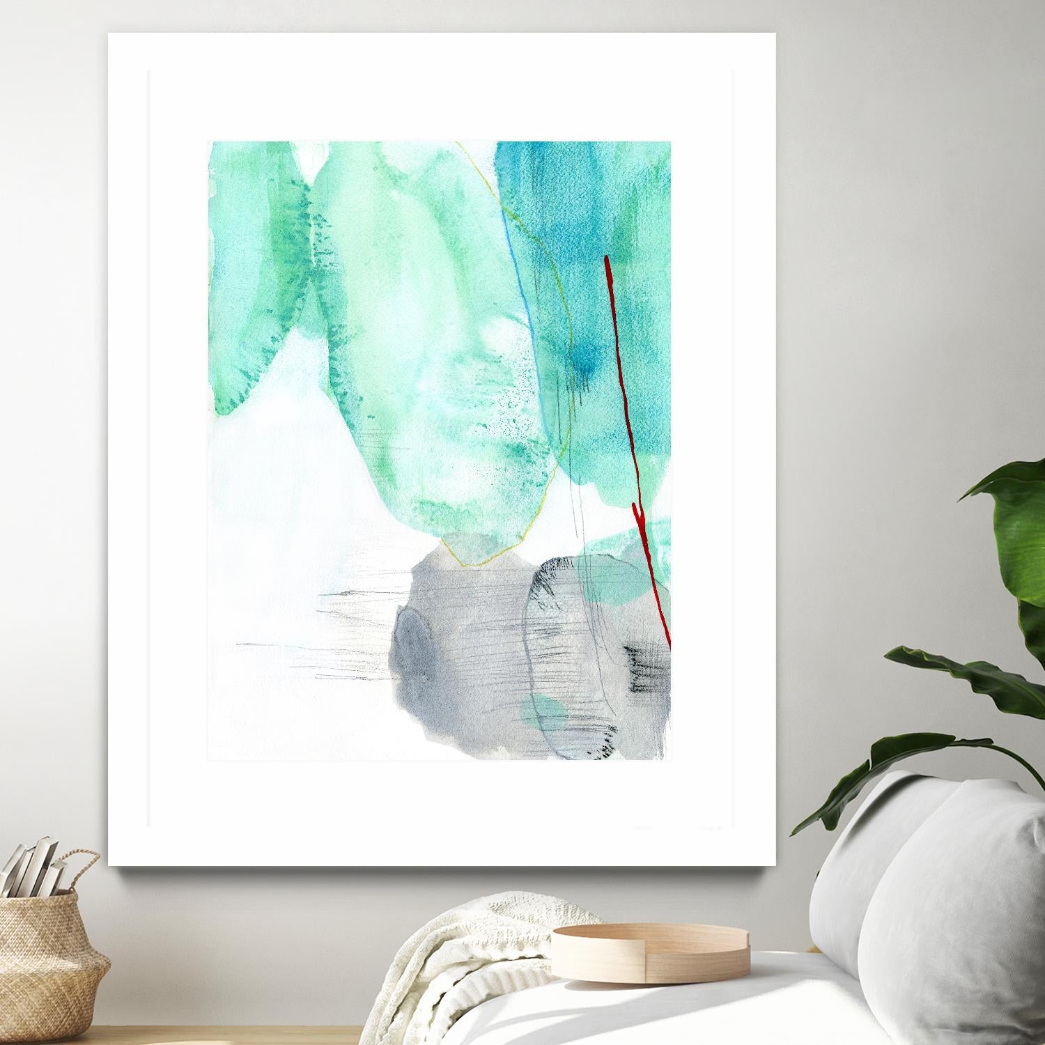 Beach Study 2 by Elisa Sheehan on GIANT ART - multicolor abstracts; contemporary