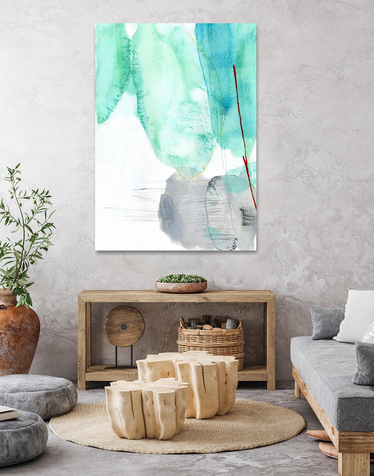 Beach Study 2 by Elisa Sheehan on GIANT ART - multicolor abstracts; contemporary