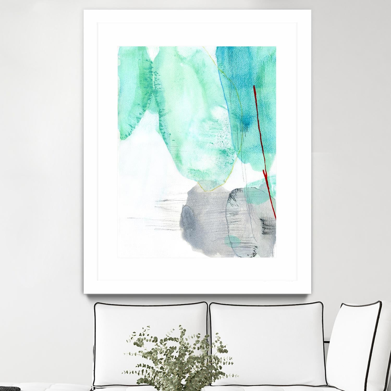 Beach Study 2 by Elisa Sheehan on GIANT ART - multicolor abstracts; contemporary