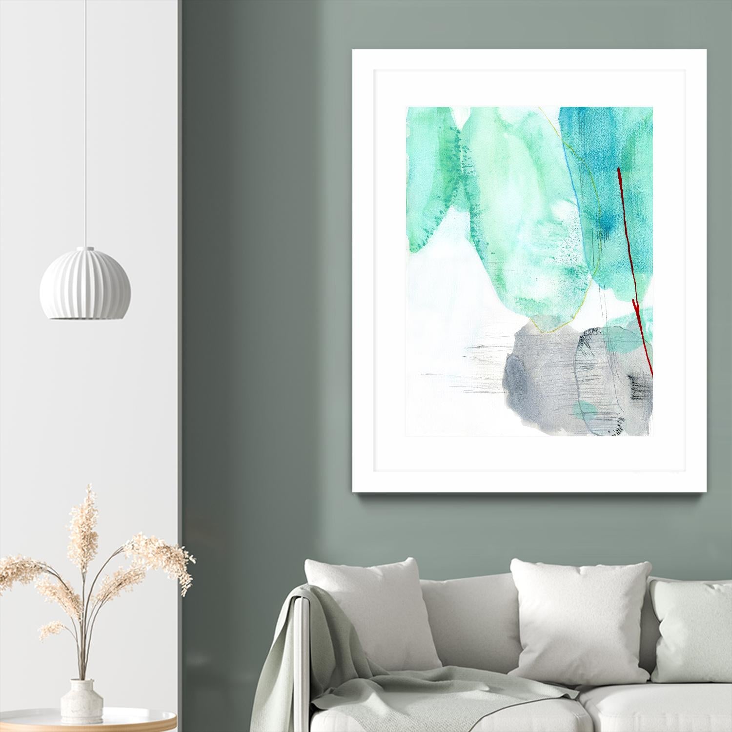 Beach Study 2 by Elisa Sheehan on GIANT ART - multicolor abstracts; contemporary