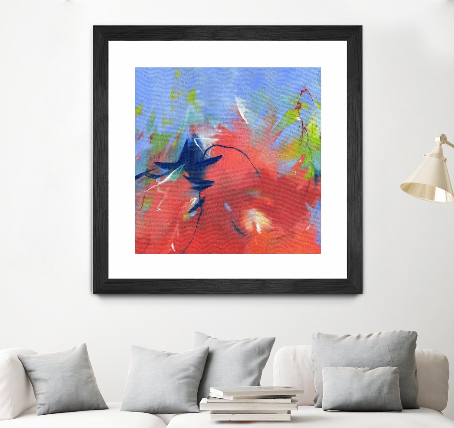 Bonfire by Elisa Sheehan on GIANT ART - multicolor abstracts; contemporary