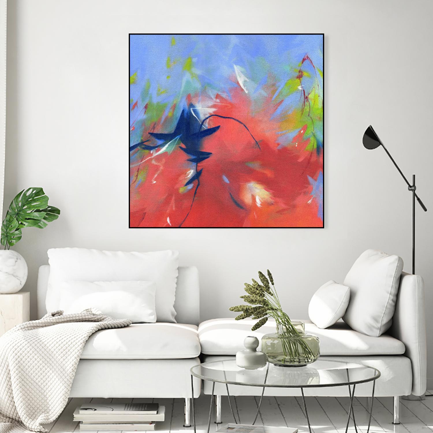 Bonfire by Elisa Sheehan on GIANT ART - multicolor abstracts; contemporary