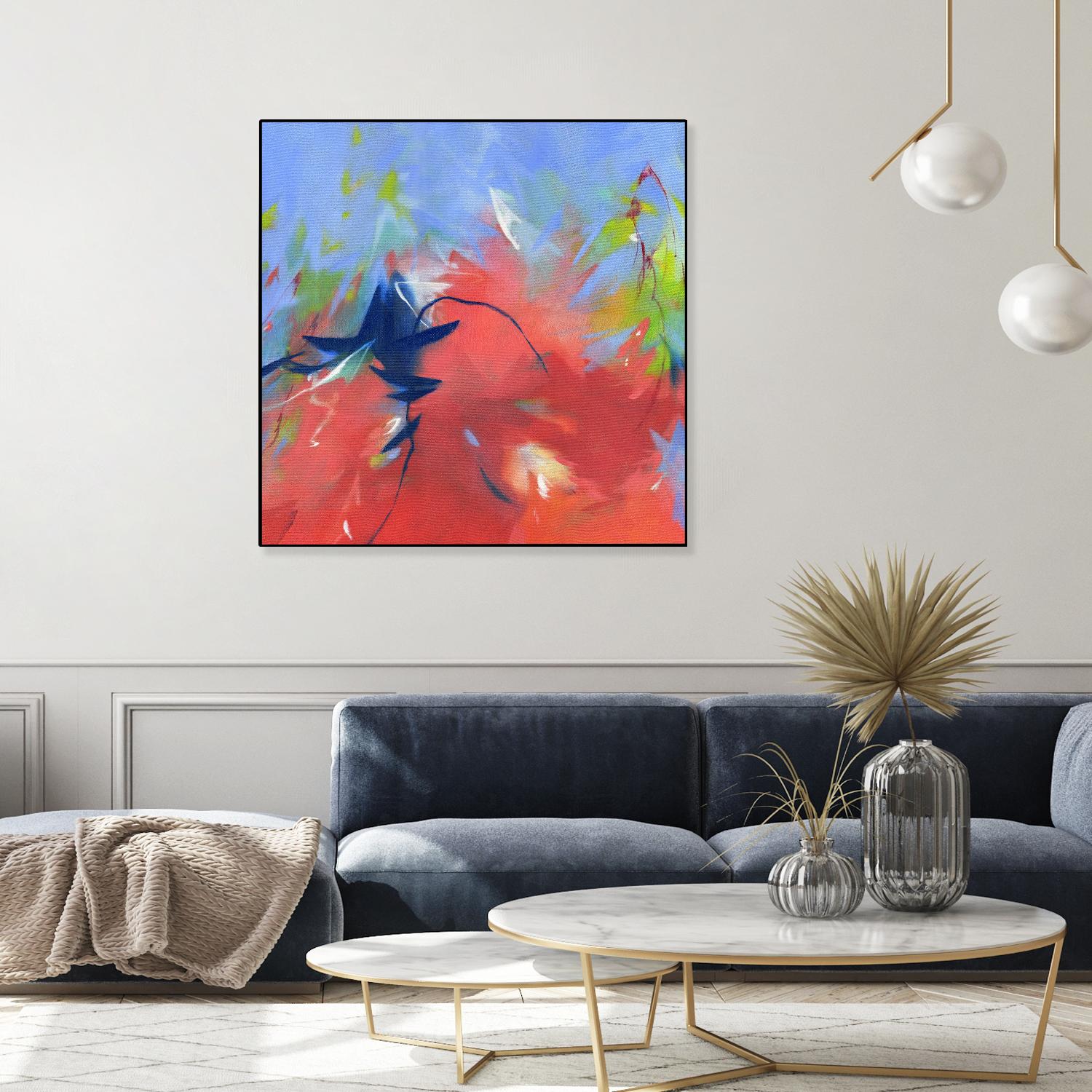 Bonfire by Elisa Sheehan on GIANT ART - multicolor abstracts; contemporary