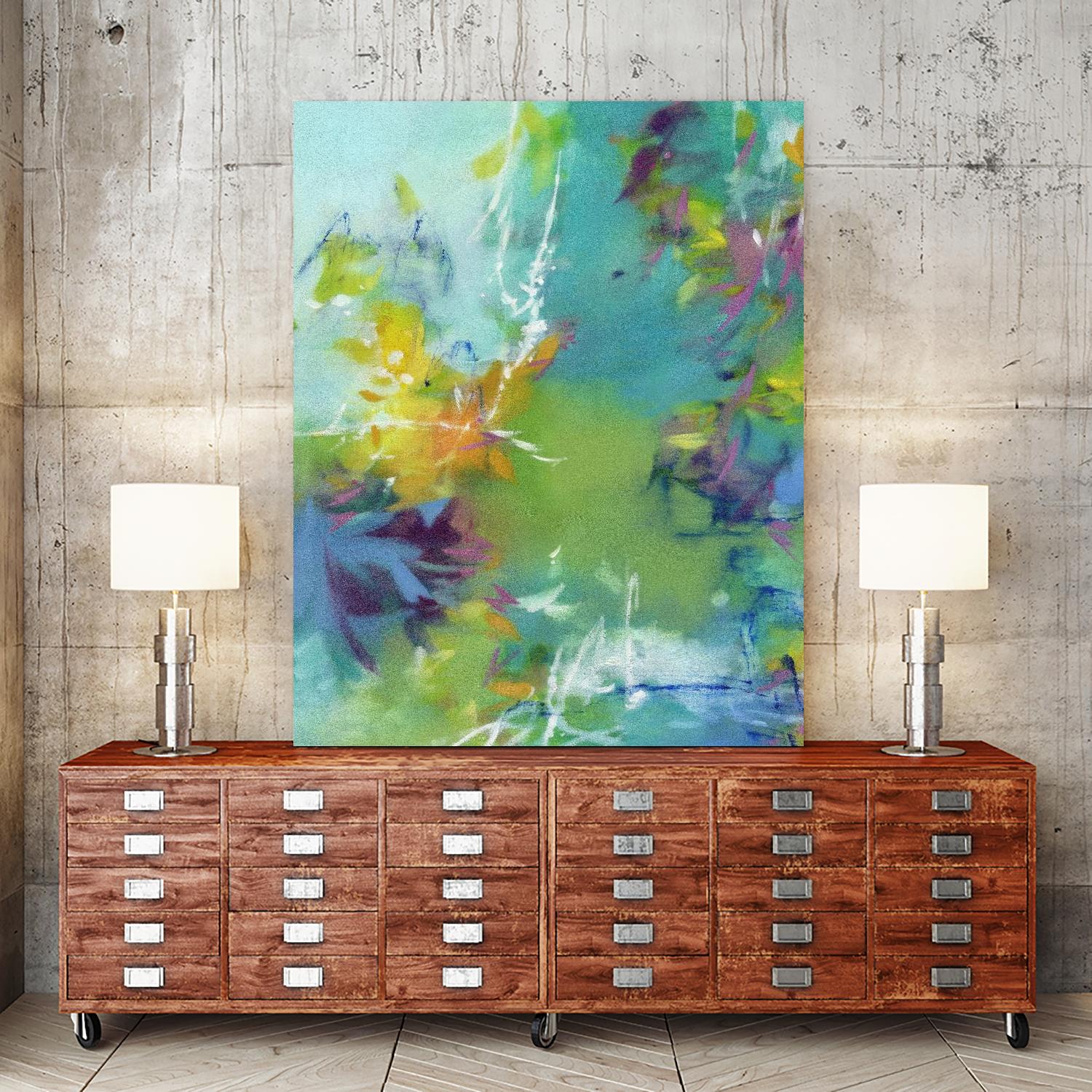 Windswept by Elisa Sheehan on GIANT ART - multicolor abstracts; contemporary