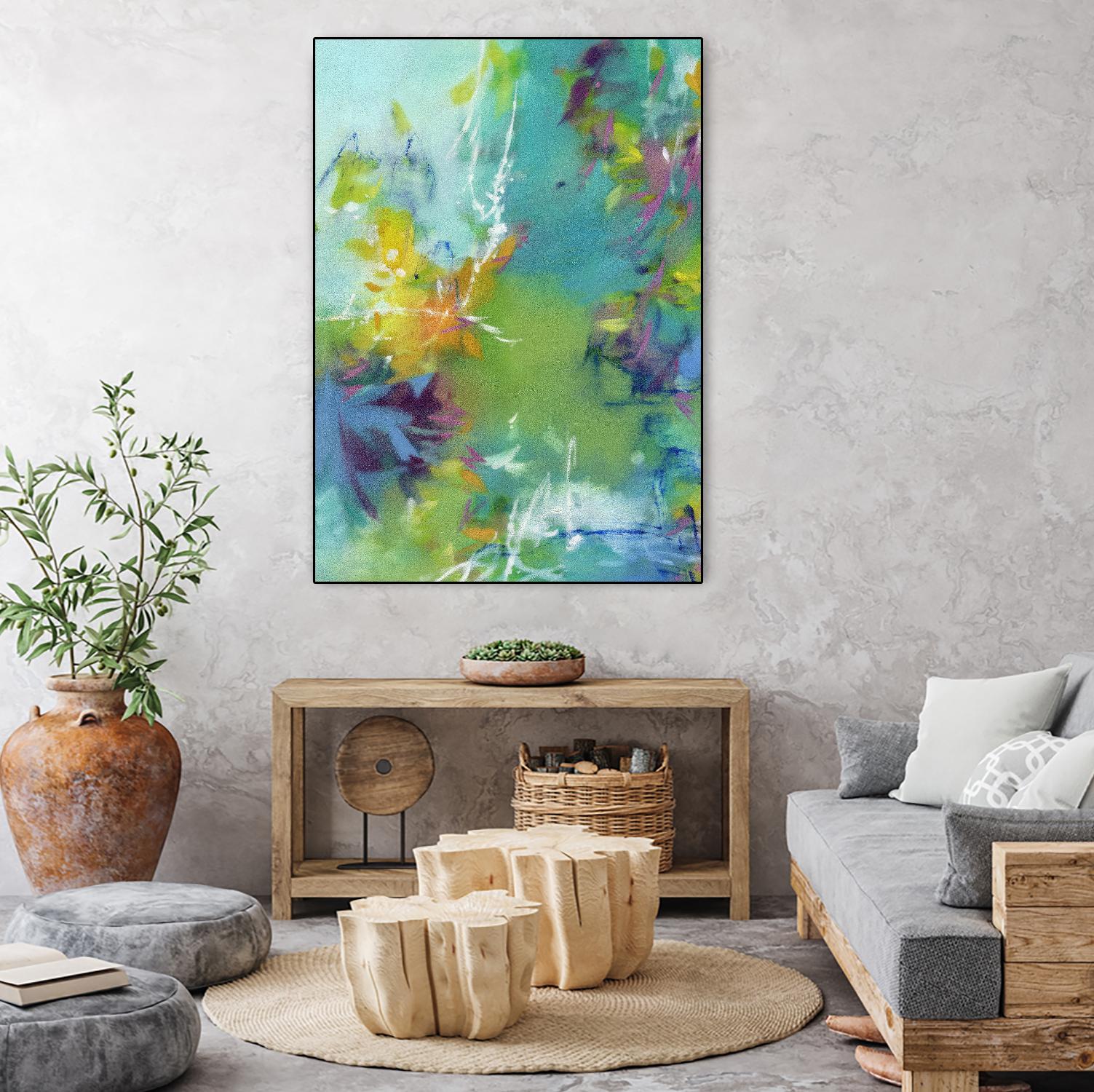 Windswept by Elisa Sheehan on GIANT ART - multicolor abstracts; contemporary