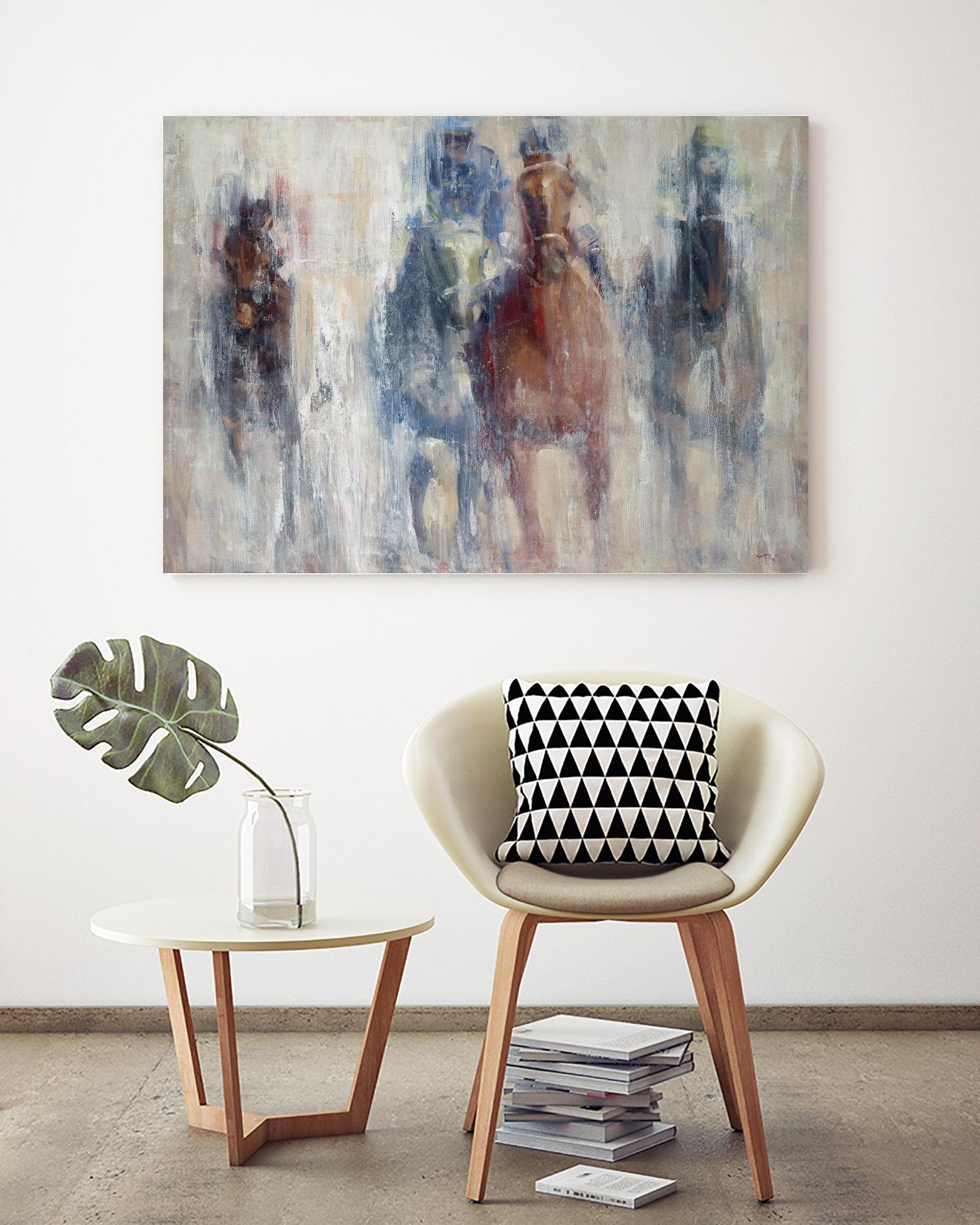 Derby 2015 by Valtcho Tonov on GIANT ART - multicolor animals; contemporary; sports