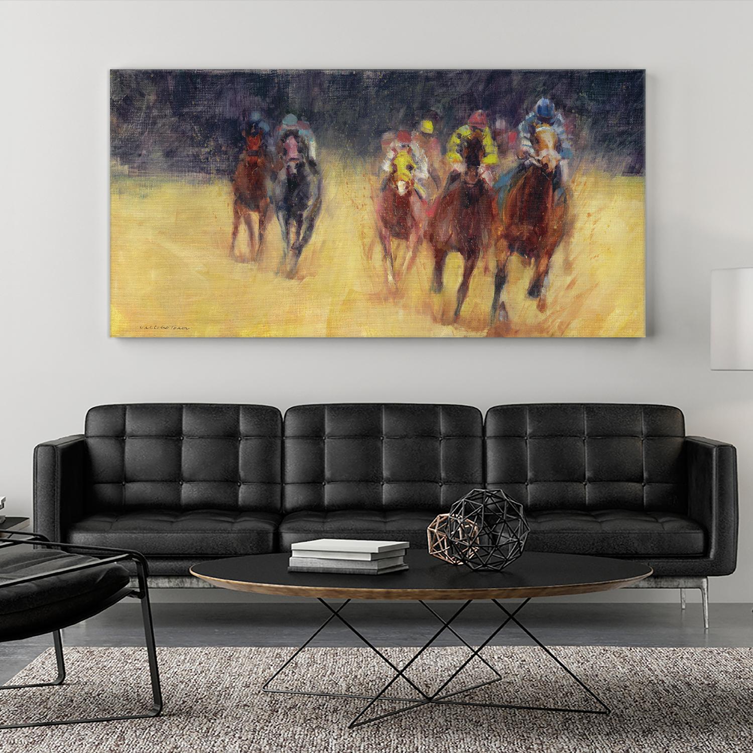 Derby 2016 by Valtcho Tonov on GIANT ART - multicolor animals; contemporary; sports