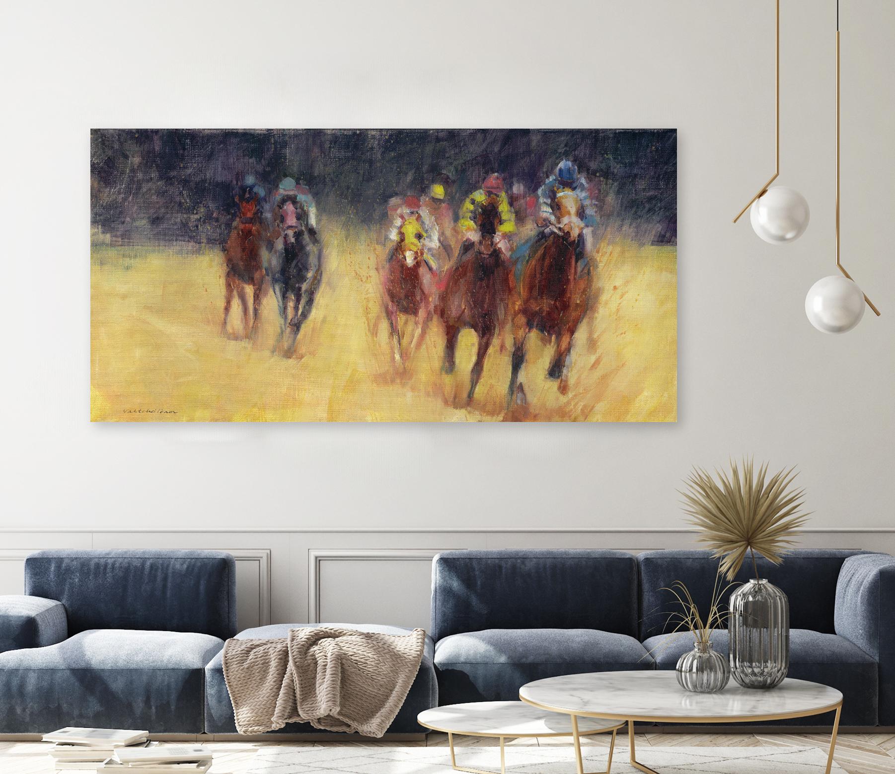 Derby 2016 by Valtcho Tonov on GIANT ART - multicolor animals; contemporary; sports