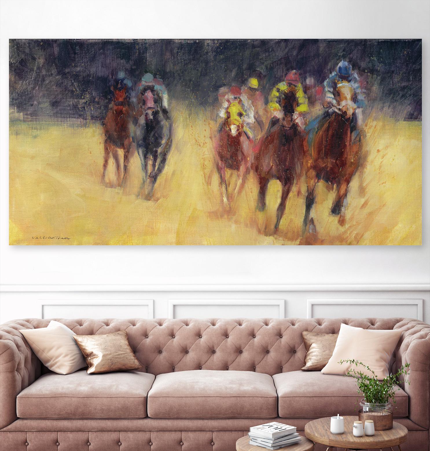 Derby 2016 by Valtcho Tonov on GIANT ART - multicolor animals; contemporary; sports