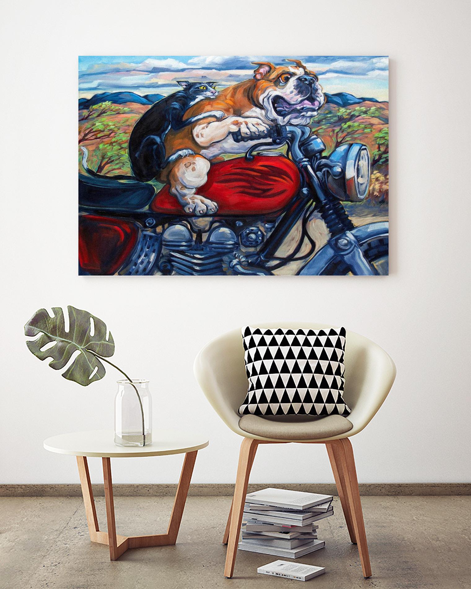 Zippity Do Da by CR Townsend on GIANT ART - multicolor animals; urban/pop surrealism