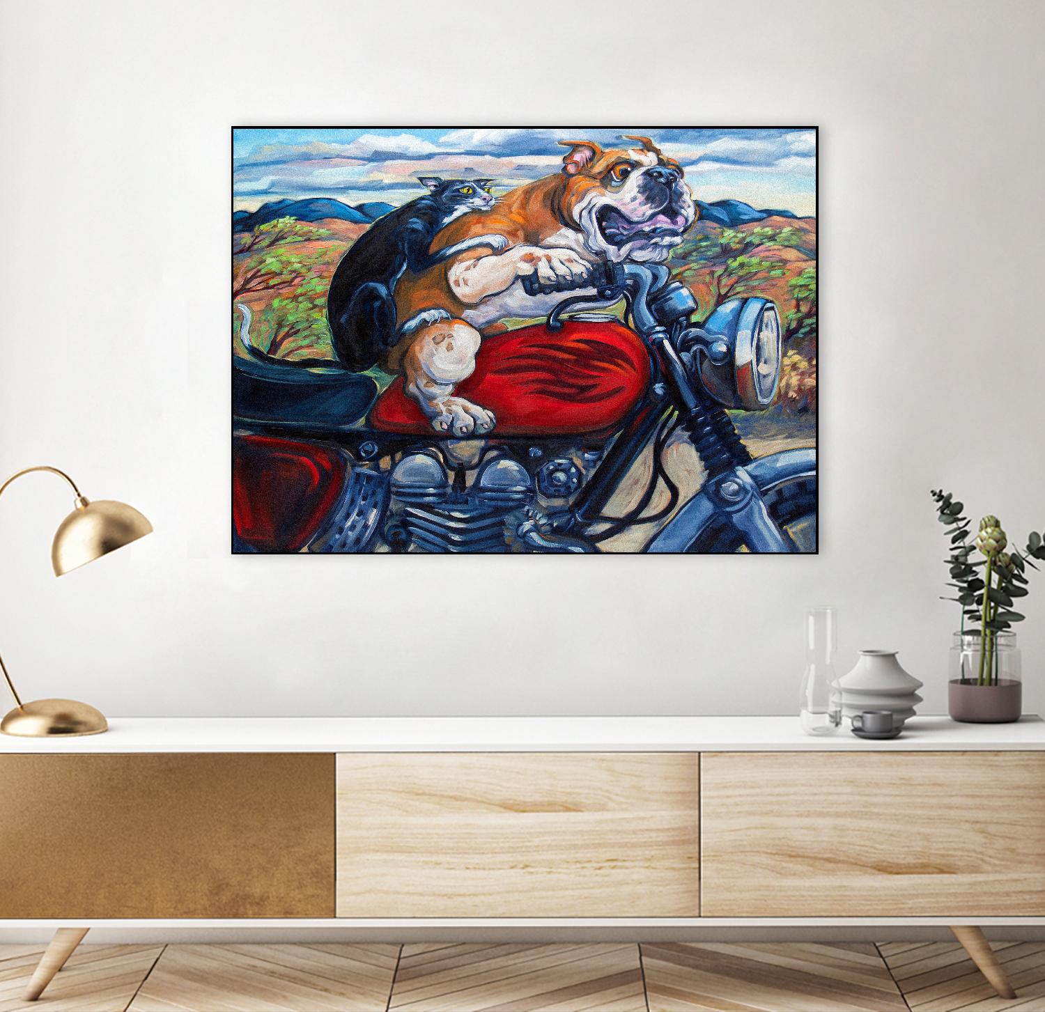 Zippity Do Da by CR Townsend on GIANT ART - multicolor animals; urban/pop surrealism