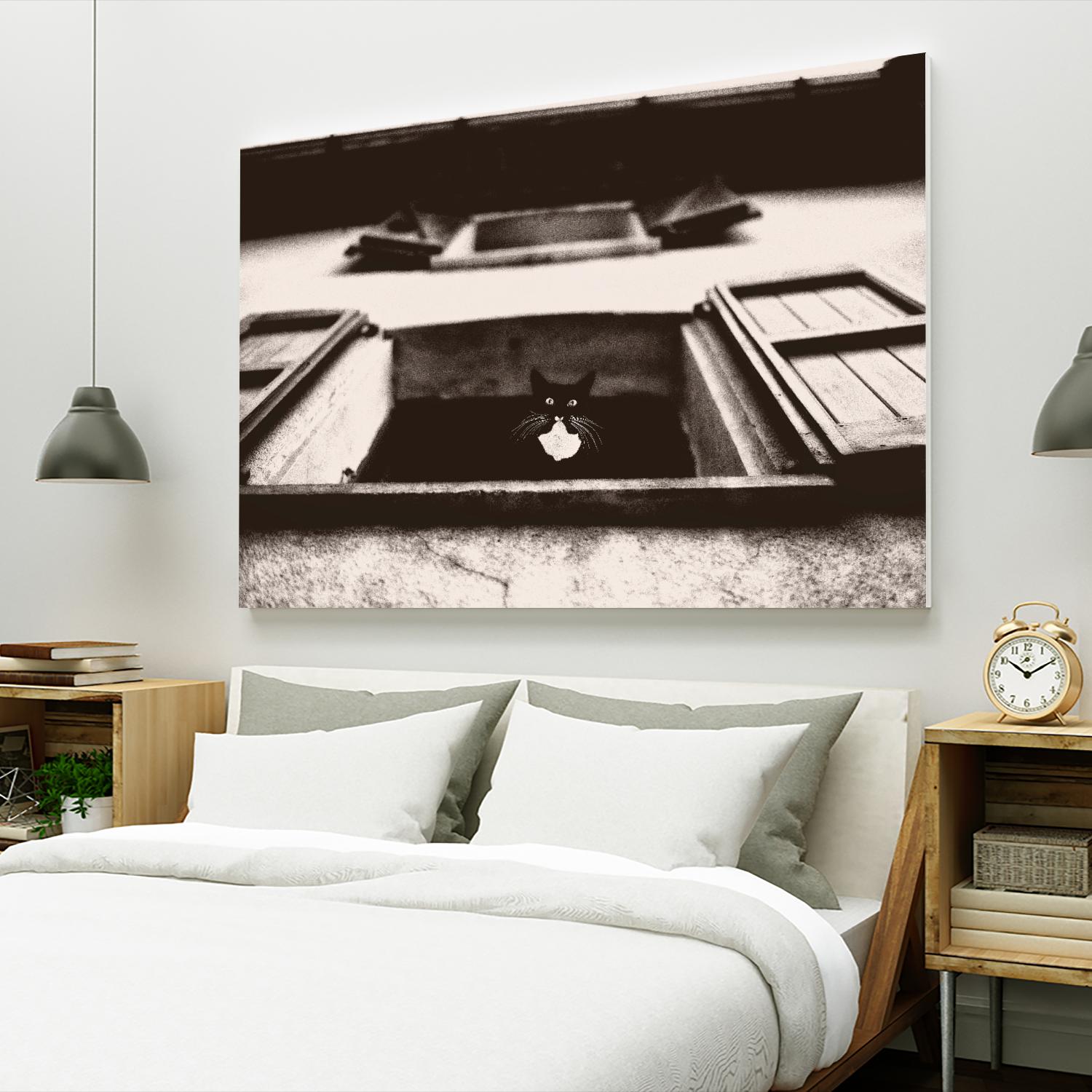 Dali the Cat by Lars Van de Goor on GIANT ART - beige animals