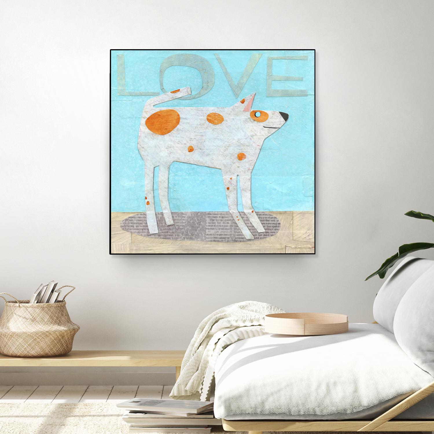 Faithful Friend by Judy Verhoeven on GIANT ART - multicolor animals; contemporary; novelty