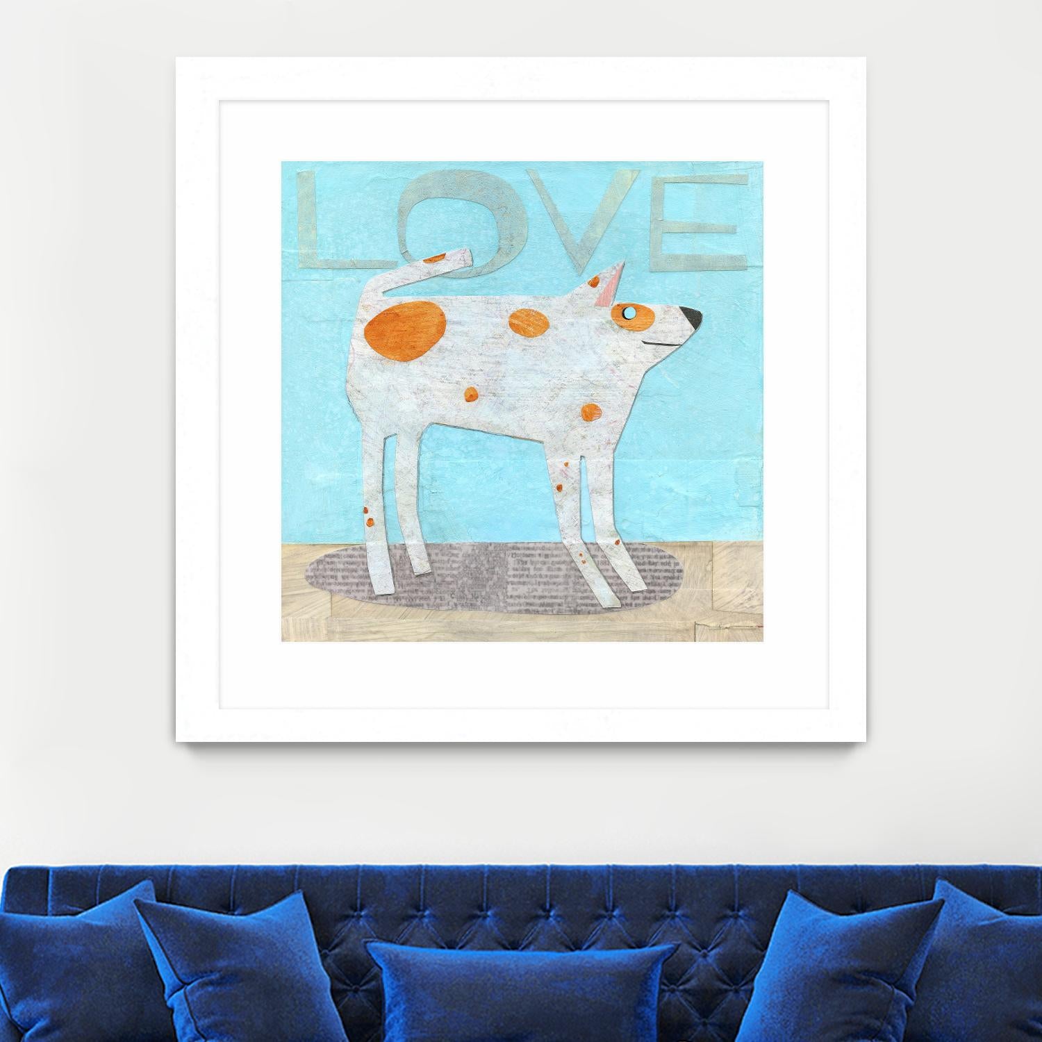 Faithful Friend by Judy Verhoeven on GIANT ART - multicolor animals; contemporary; novelty