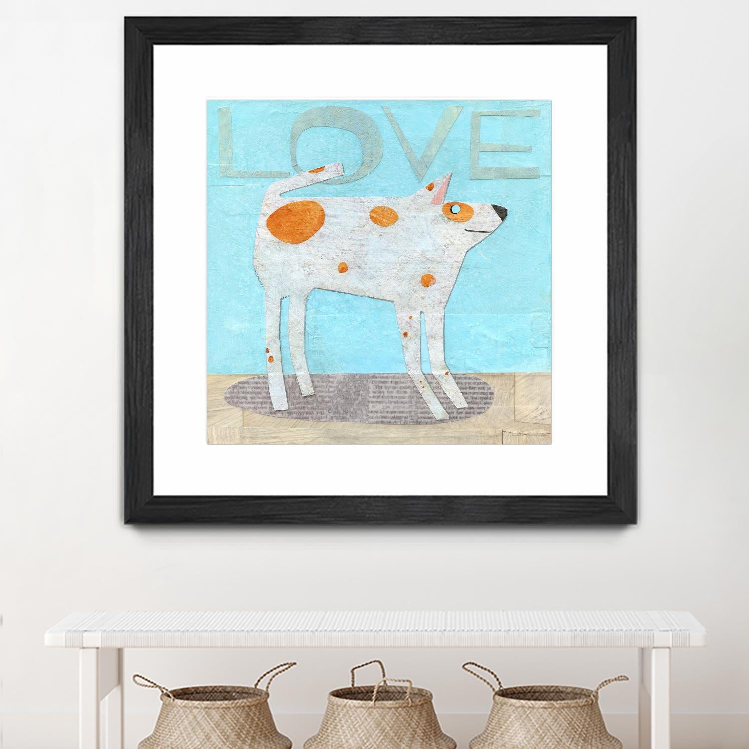 Faithful Friend by Judy Verhoeven on GIANT ART - multicolor animals; contemporary; novelty