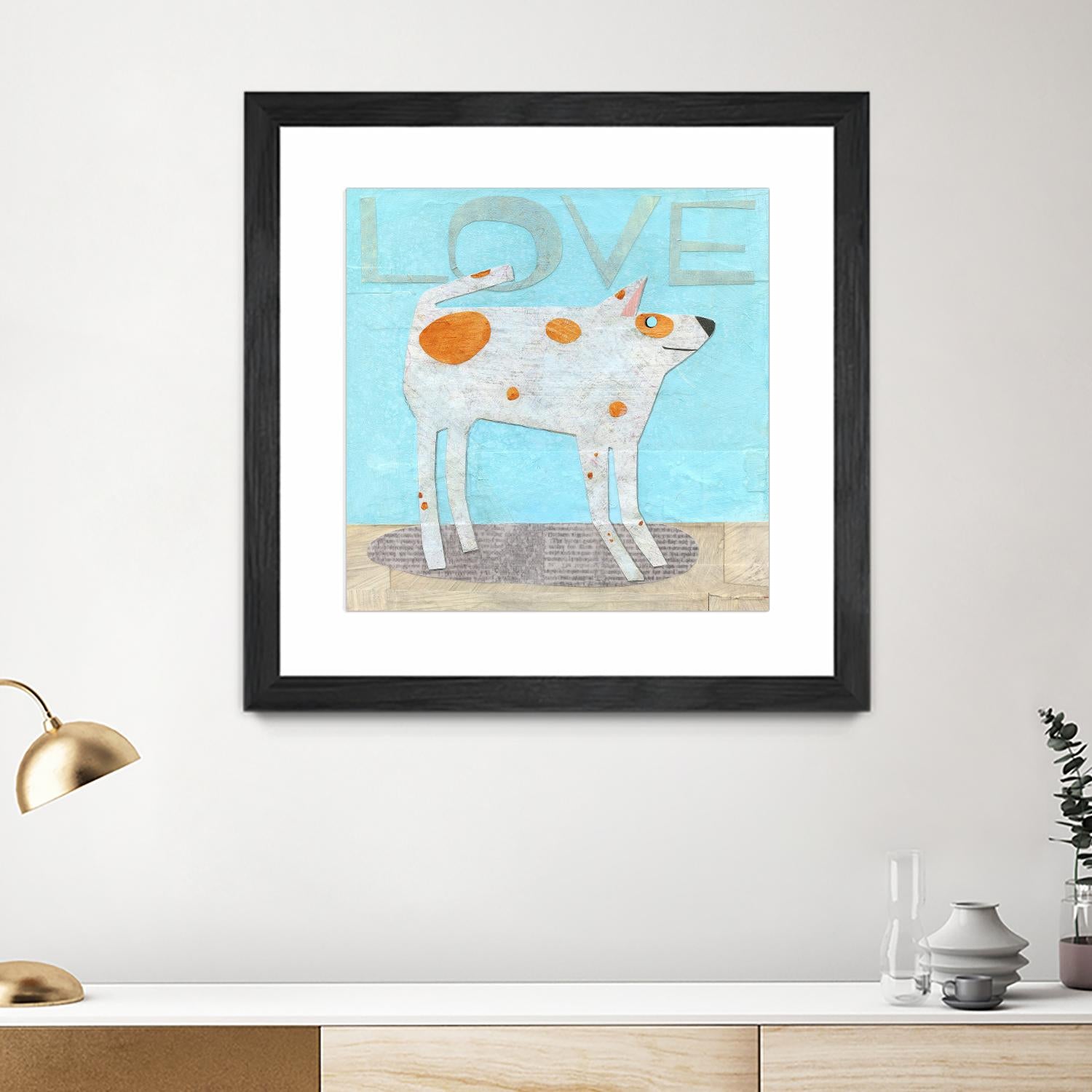 Faithful Friend by Judy Verhoeven on GIANT ART - multicolor animals; contemporary; novelty