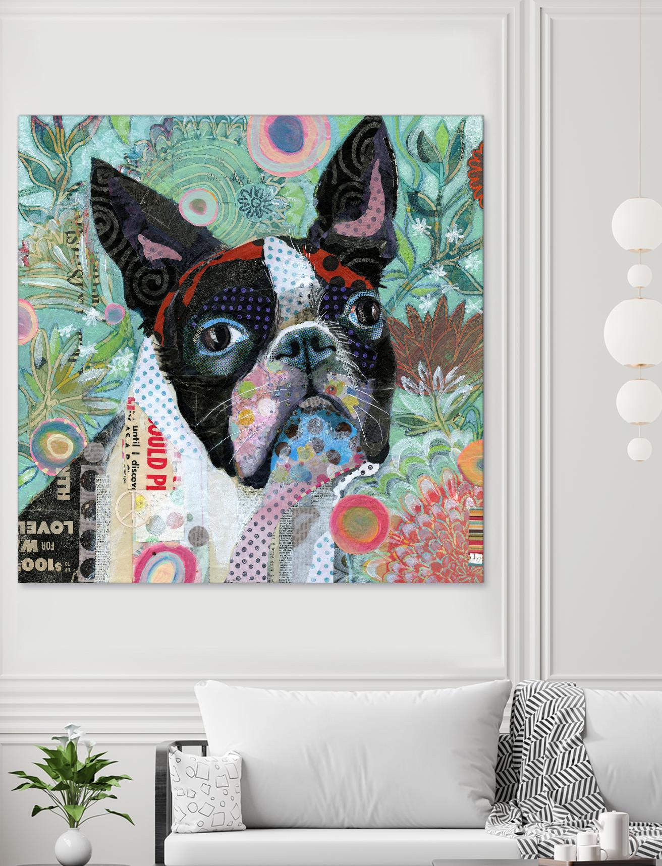 Mischievous Gardener by Judy Verhoeven on GIANT ART - multicolor animals; contemporary