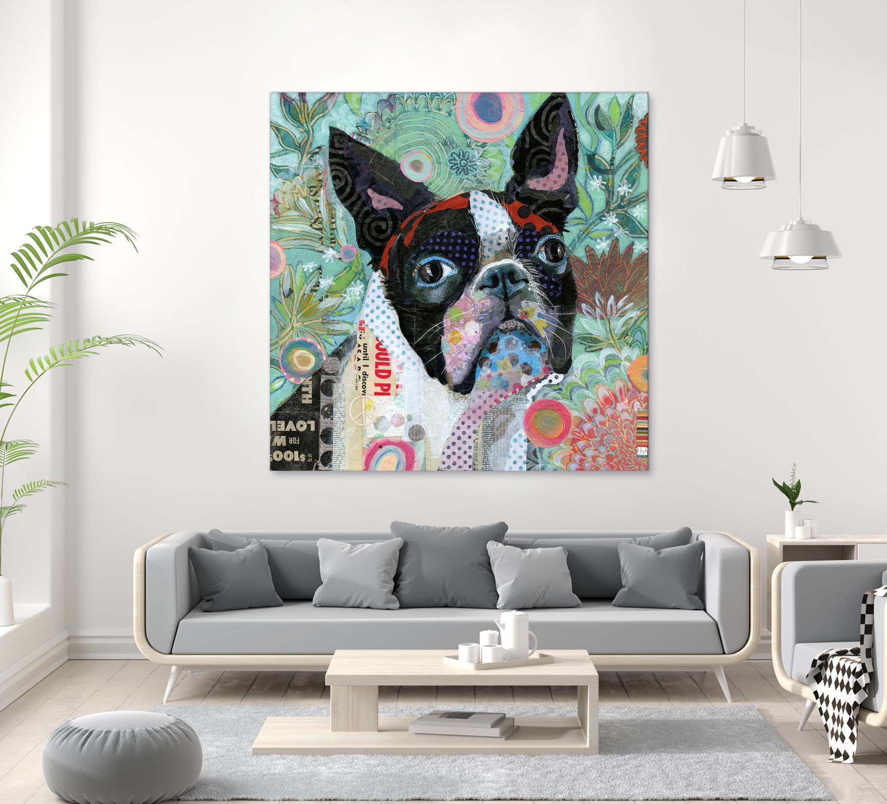 Mischievous Gardener by Judy Verhoeven on GIANT ART - multicolor animals; contemporary